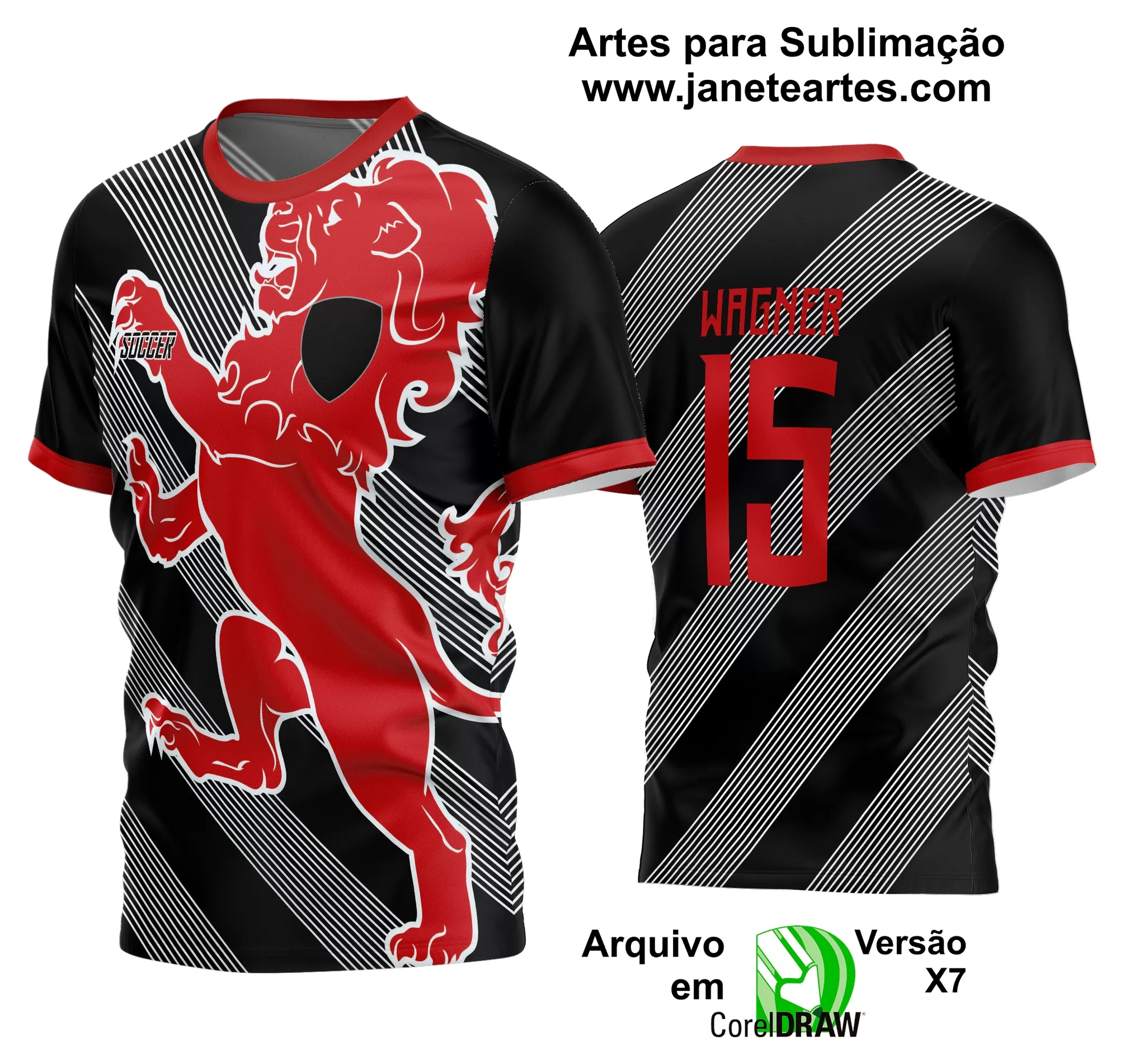 Arte Vetor Estampa Camisa Time Amador Futebol 2024