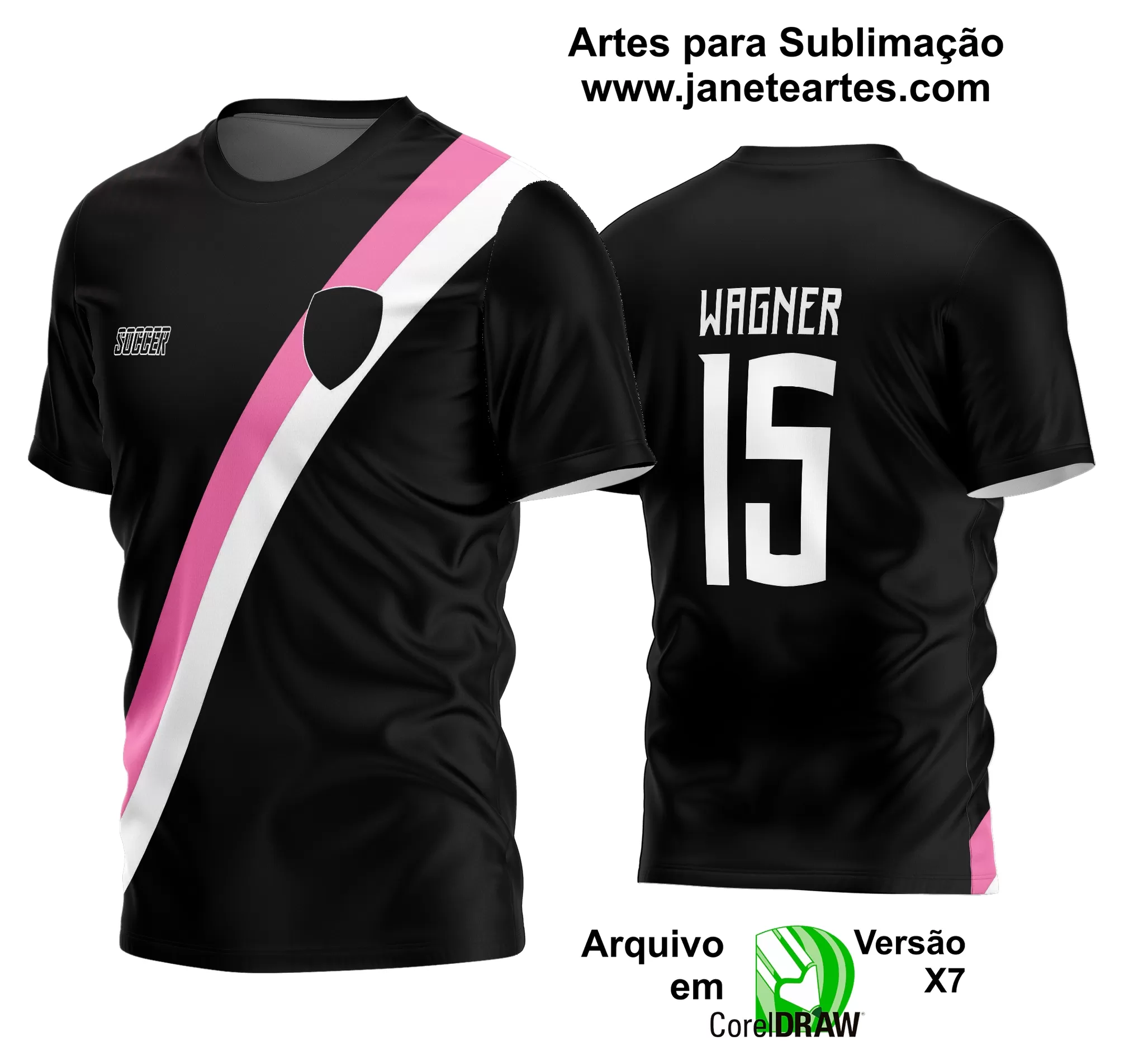 Arte Vetor Estampa Camisa Time Amador Futebol 2024