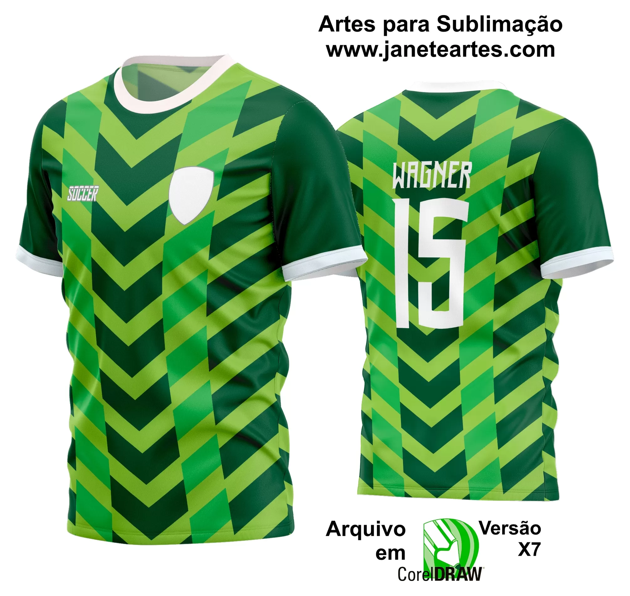 Arte Vetor Estampa Camisa Time Amador Futebol 2024