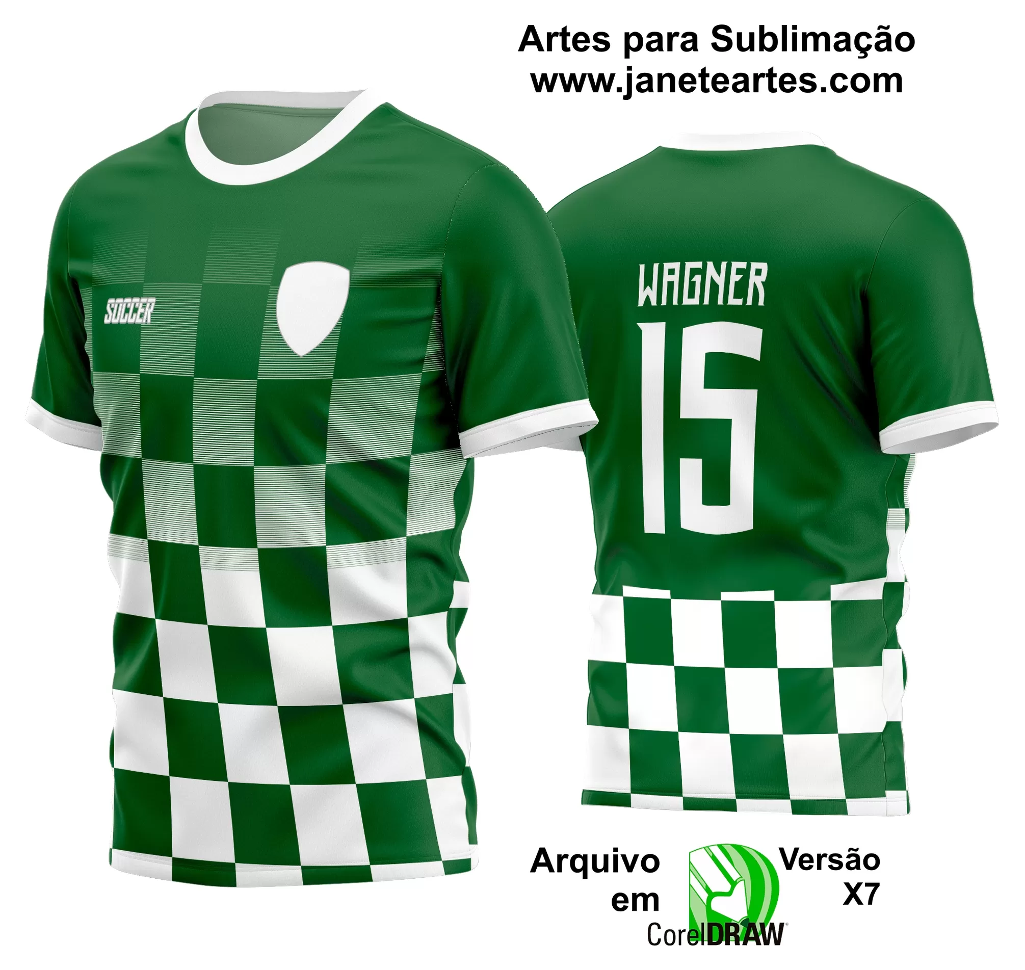 Arte Vetor Estampa Camisa Time Amador Futebol 2024