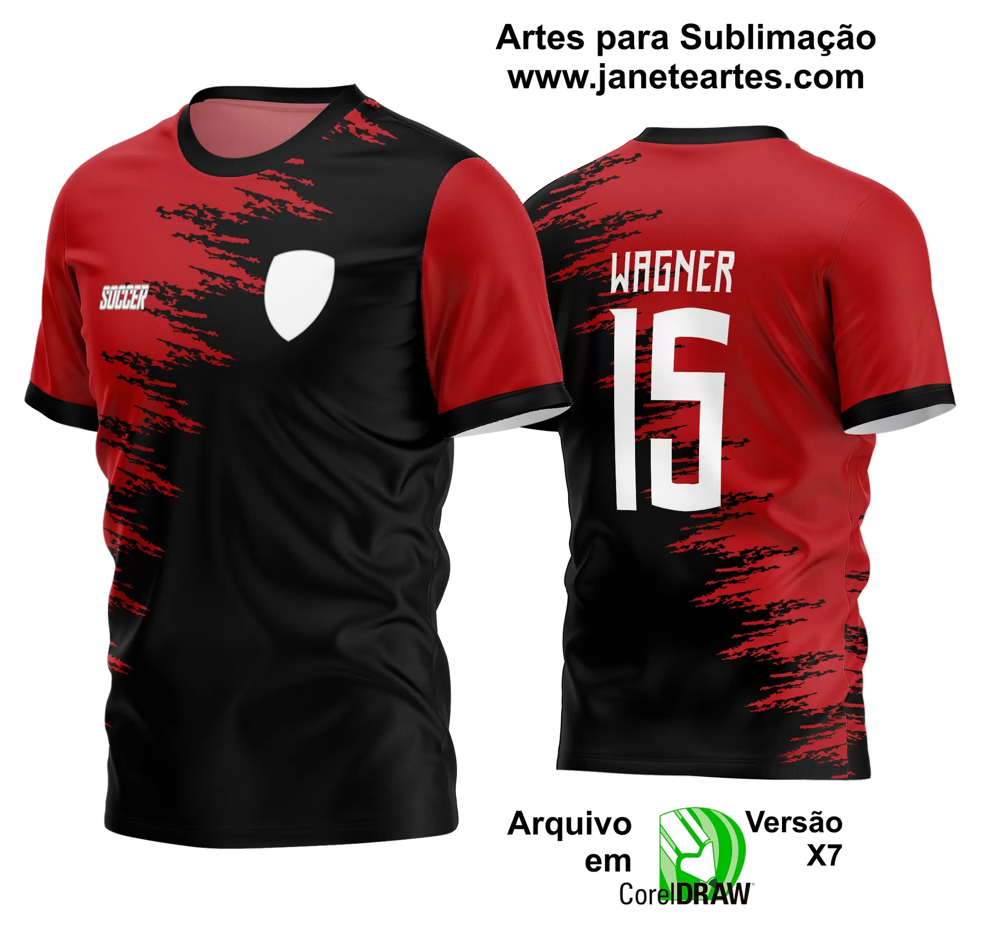 Arte Vetor Estampa Camisa Time Amador Futebol 2024