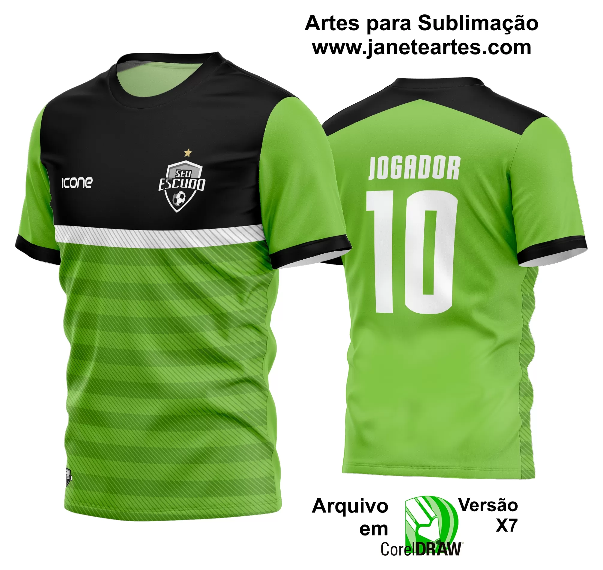 Arte Vetor Estampa Camisa Time Amador Futebol 2024