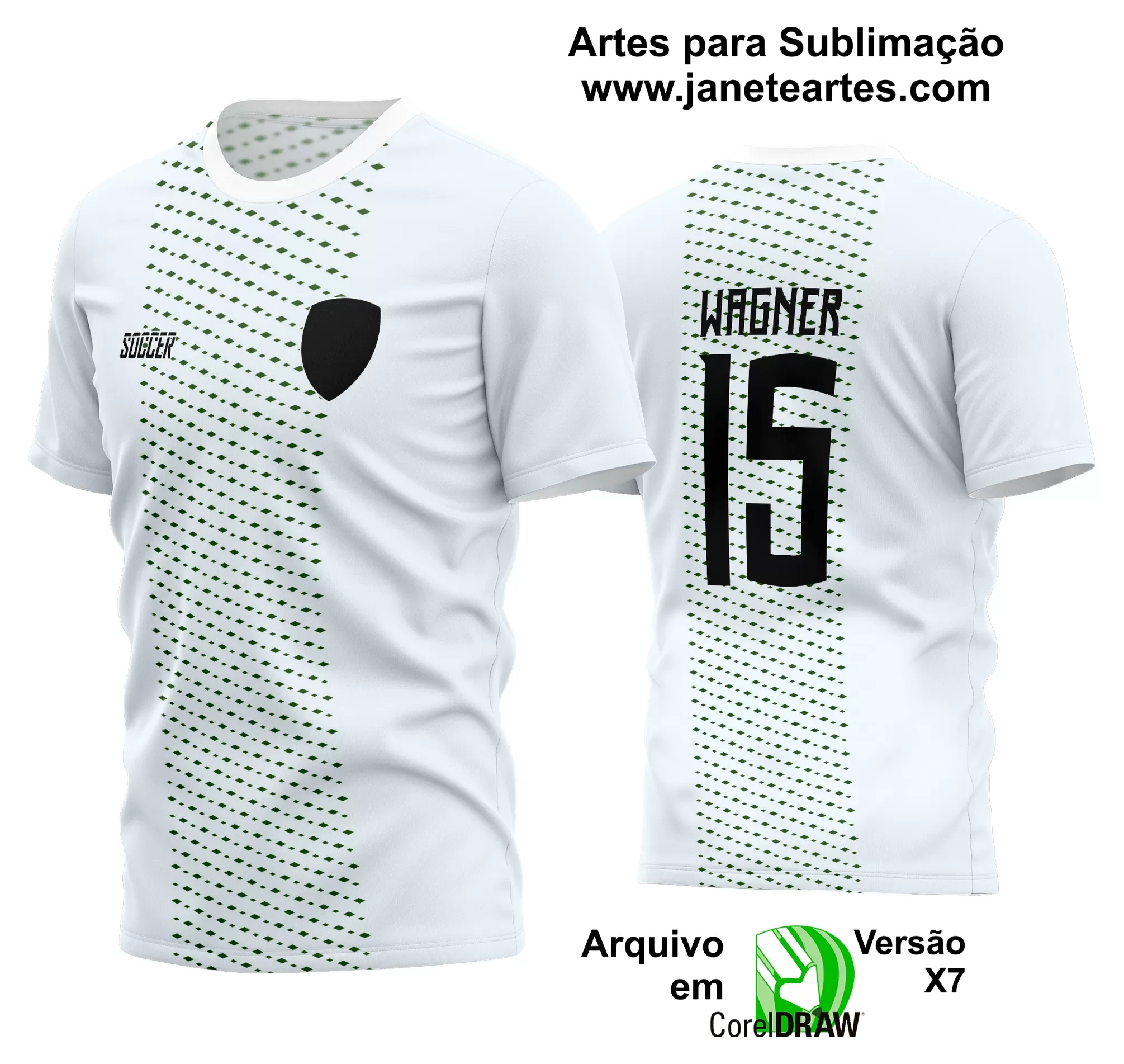 Arte Vetor Estampa Camisa Time Amador Futebol 2024