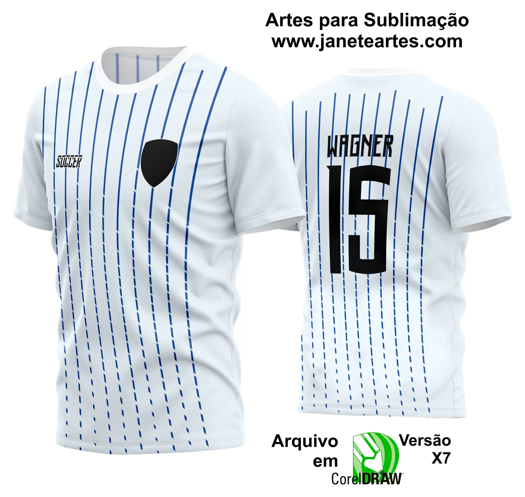 Arte Vetor Estampa Camisa Time Amador Futebol 2024