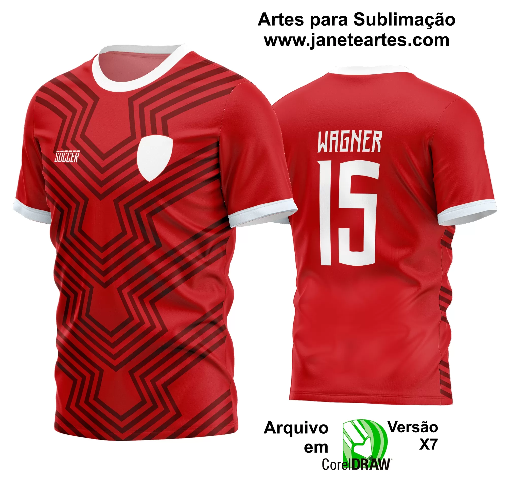 Arte Vetor Estampa Camisa Time Amador Futebol 2024