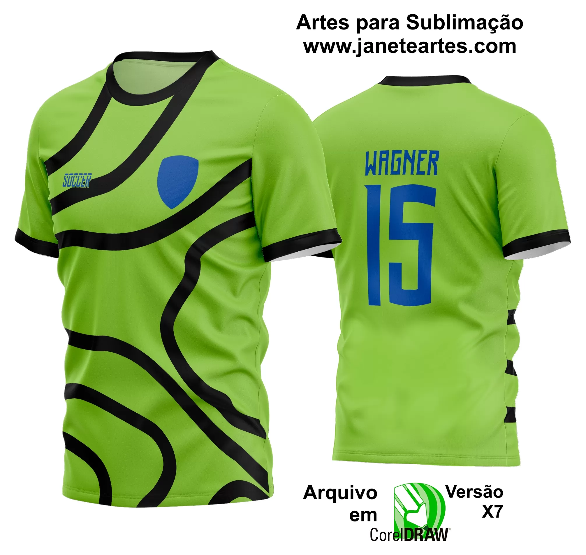 Arte Vetor Estampa Camisa Time Amador Futebol 2024