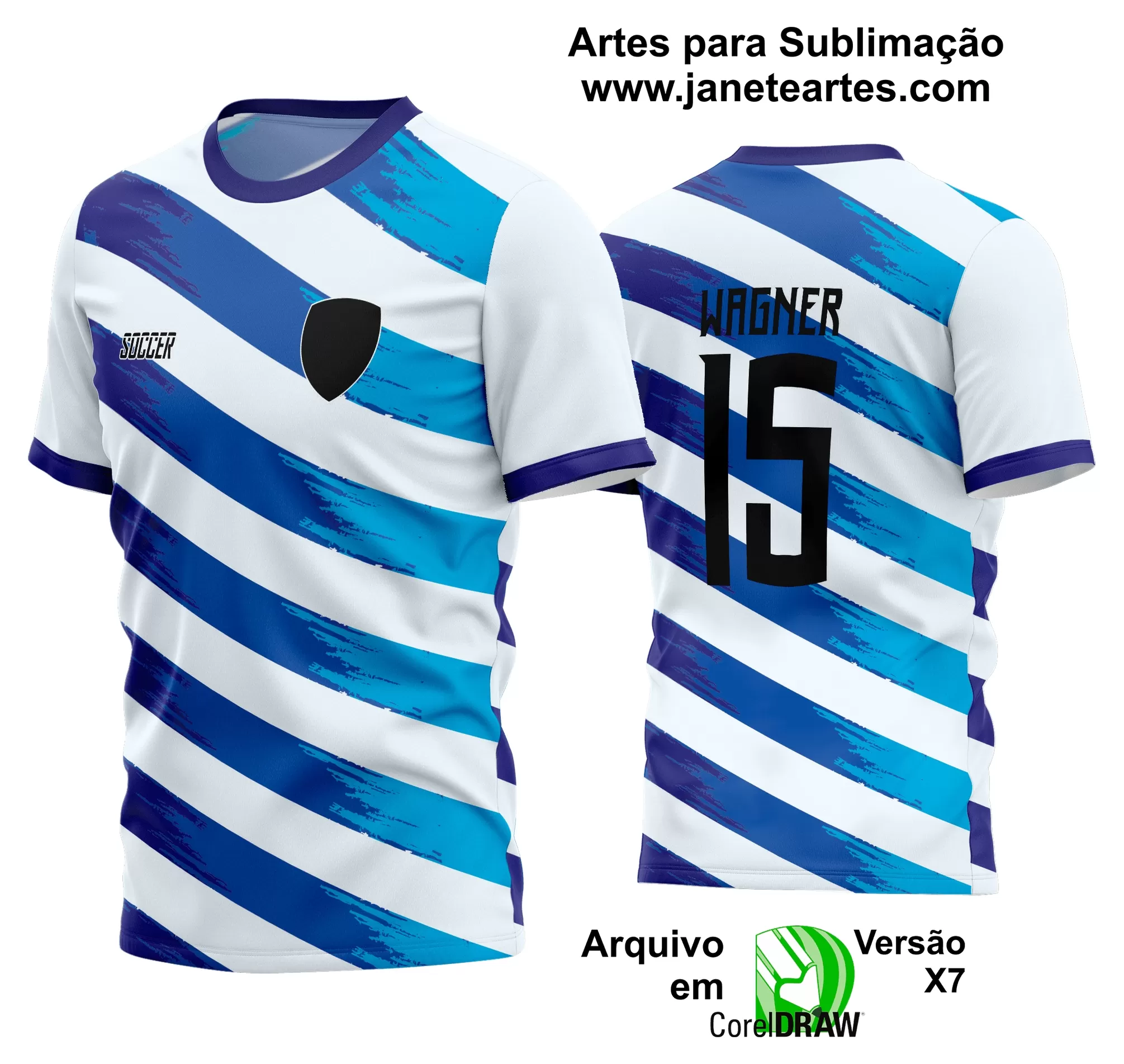 Arte Vetor Estampa Camisa Time Amador Futebol 2024