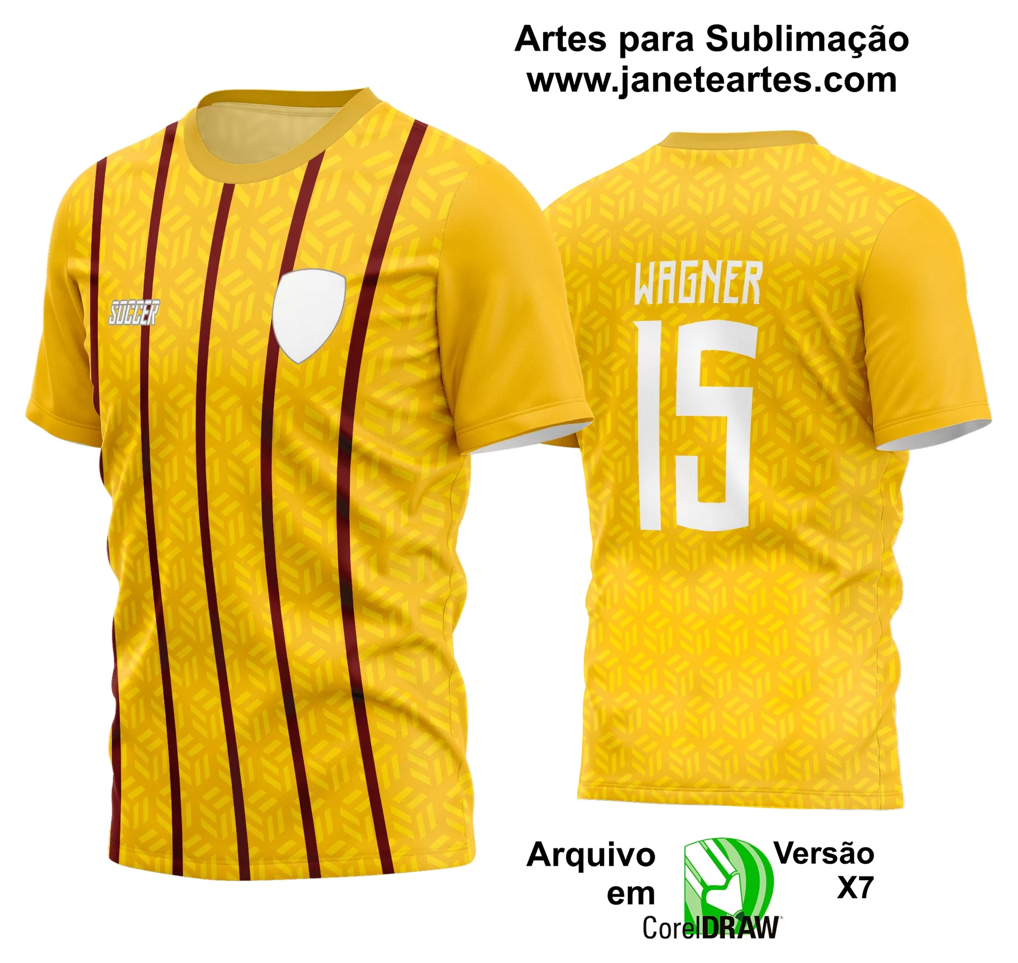 Arte Vetor Estampa Camisa Time Amador Futebol 2024