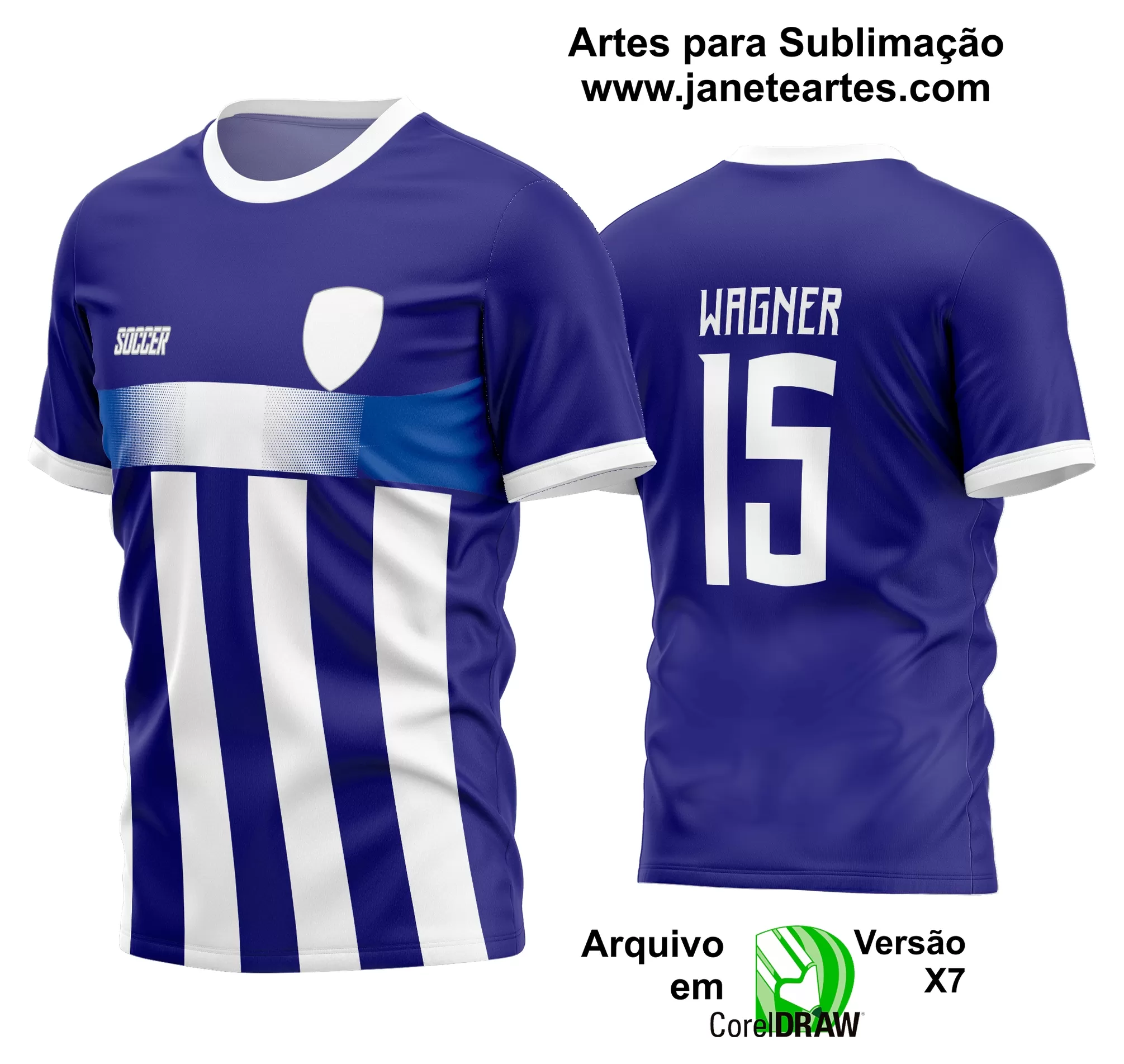 Arte Vetor Estampa Camisa Time Amador Futebol 2024