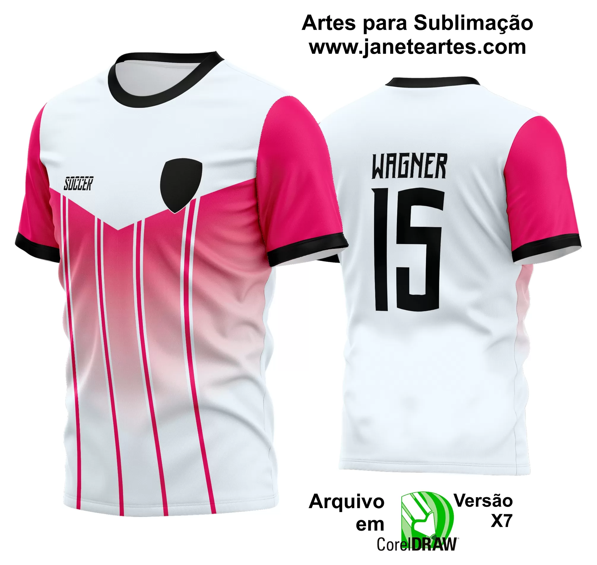 Arte Vetor Estampa Camisa Time Amador Futebol 2024