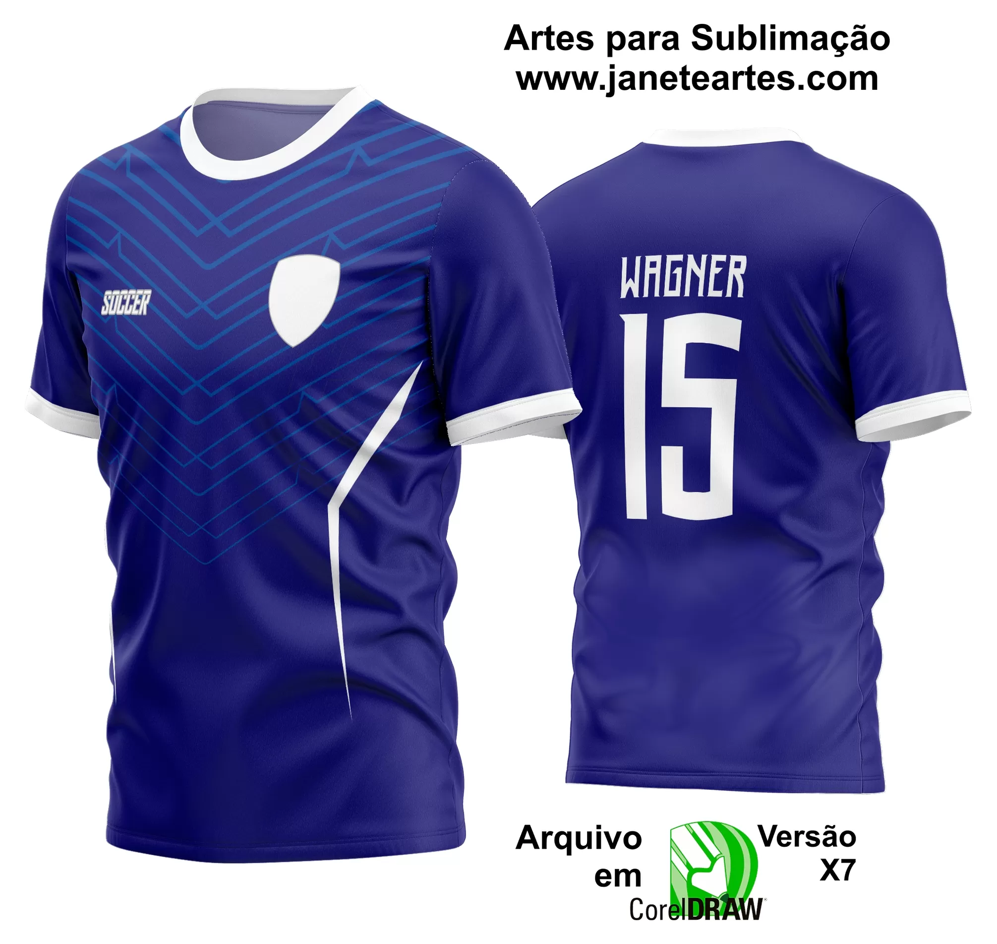 Arte Vetor Estampa Camisa Time Amador Futebol 2024