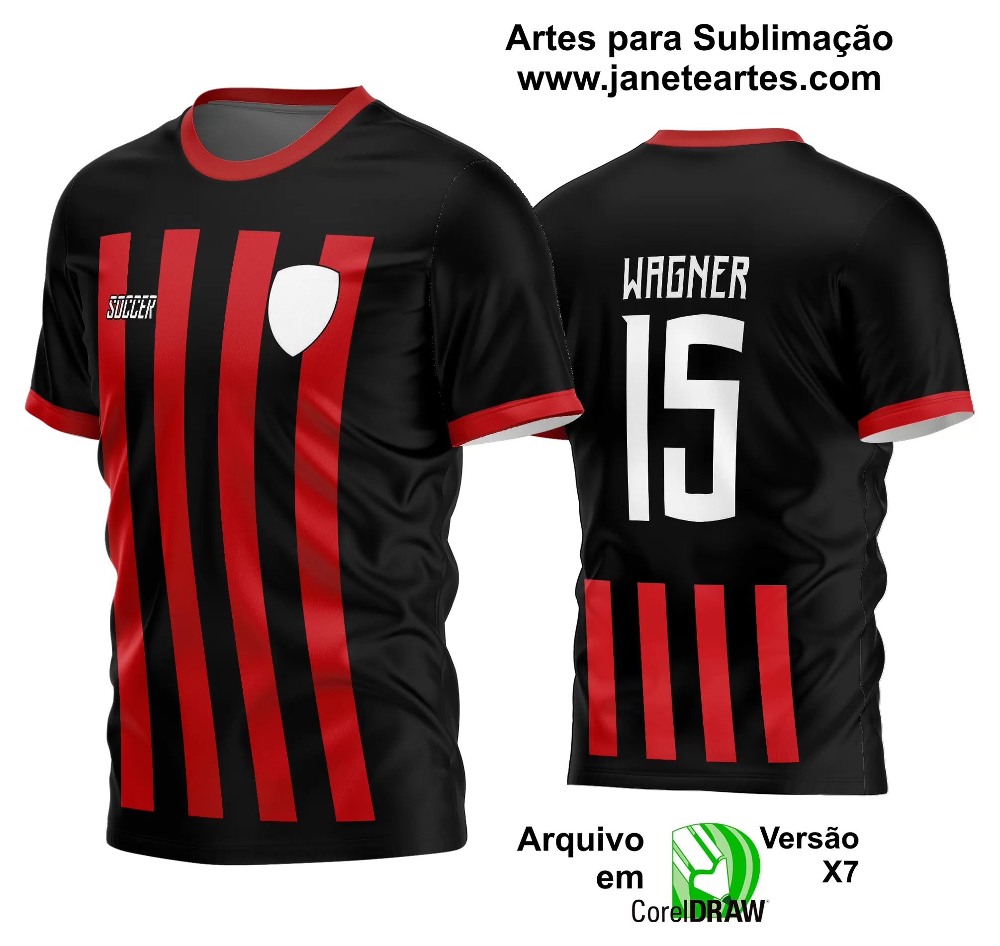 Arte Vetor Estampa Camisa Time Amador Futebol 2024