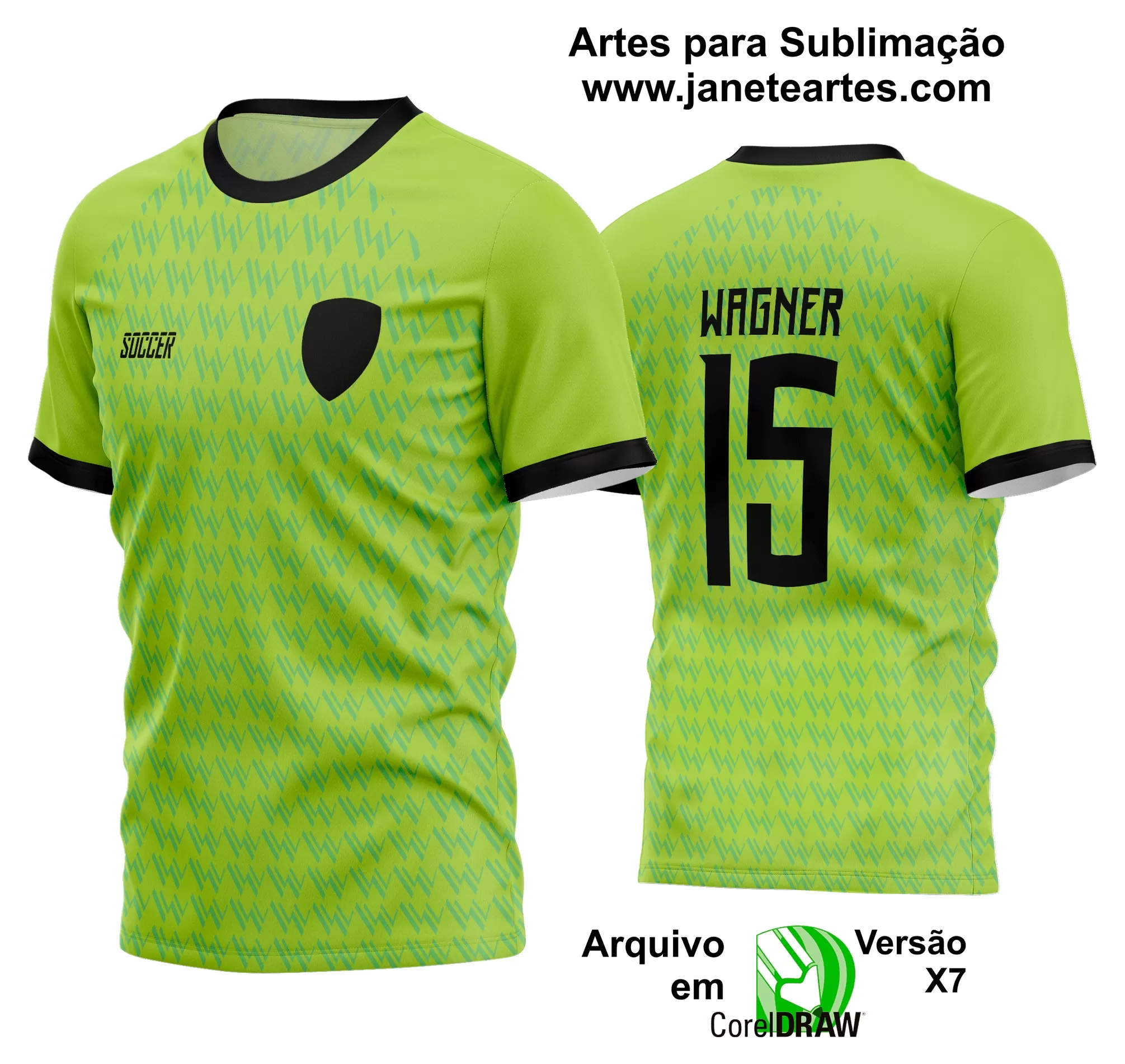 Arte Vetor Estampa Camisa Time Amador Futebol 2024