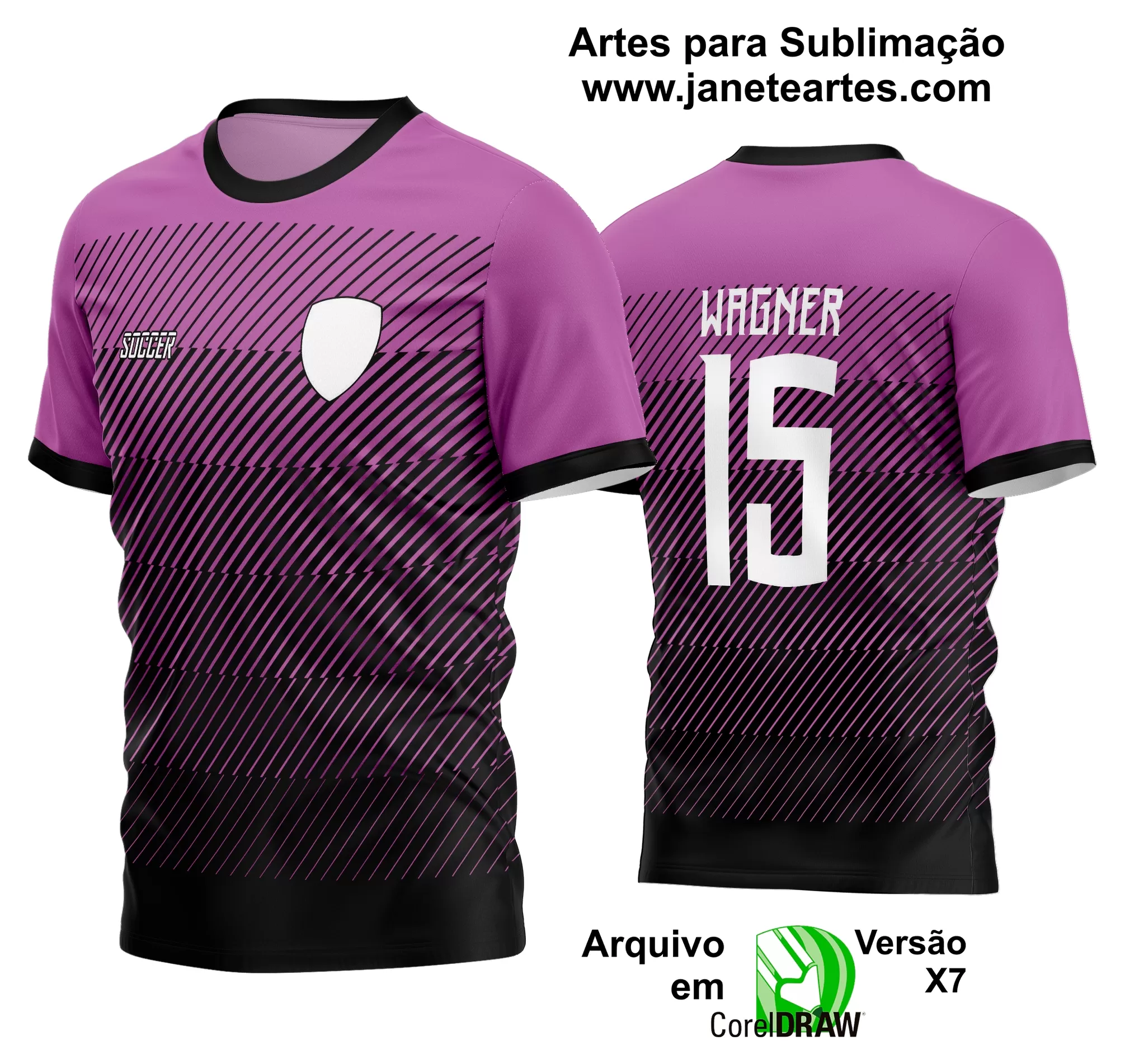 Arte Vetor Estampa Camisa Time Amador Futebol 2024