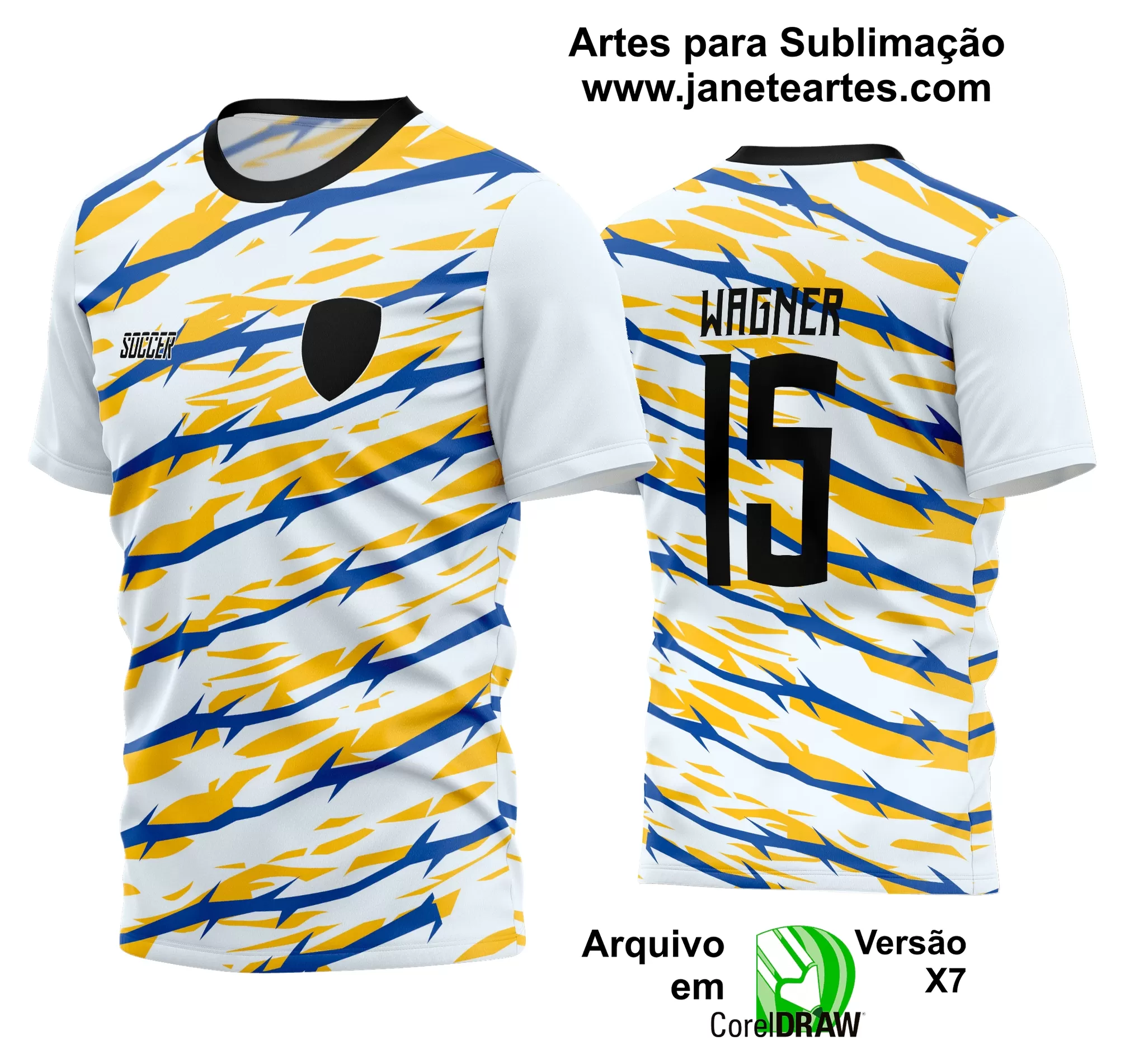 Arte Vetor Estampa Camisa Time Amador Futebol 2024