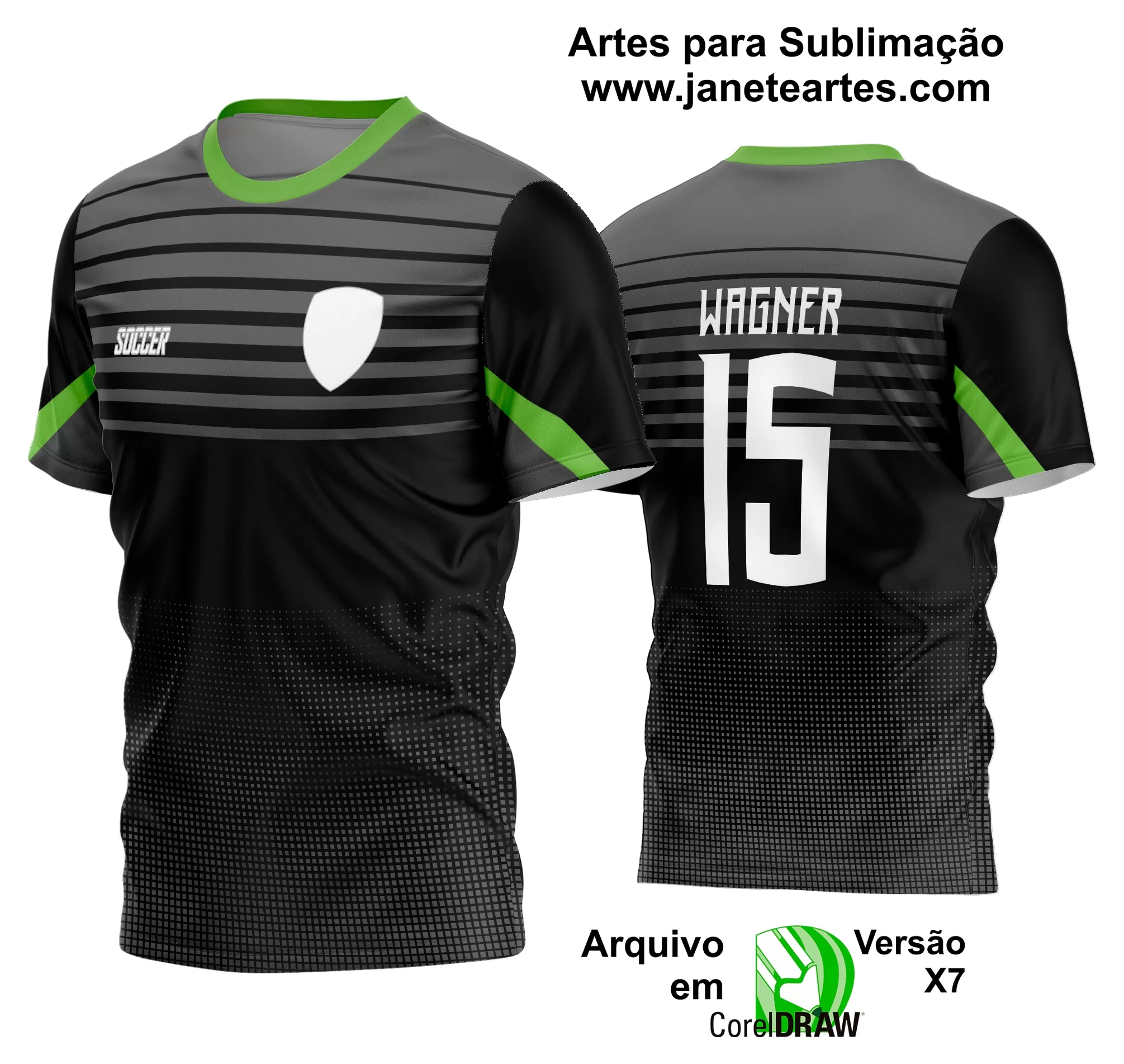 Arte Vetor Estampa Camisa Time Amador Futebol 2024