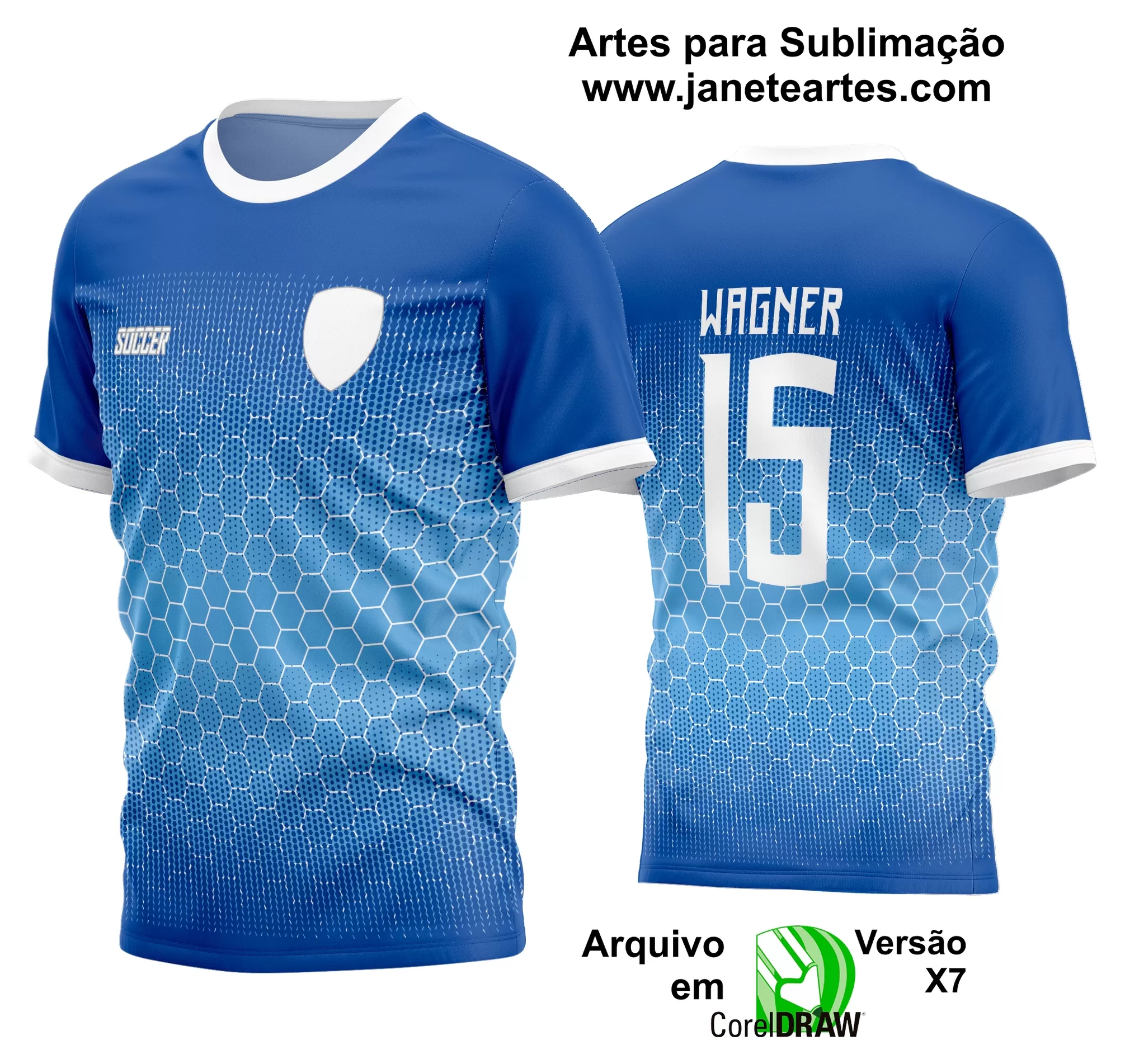 Arte Vetor Estampa Camisa Time Amador Futebol 2024