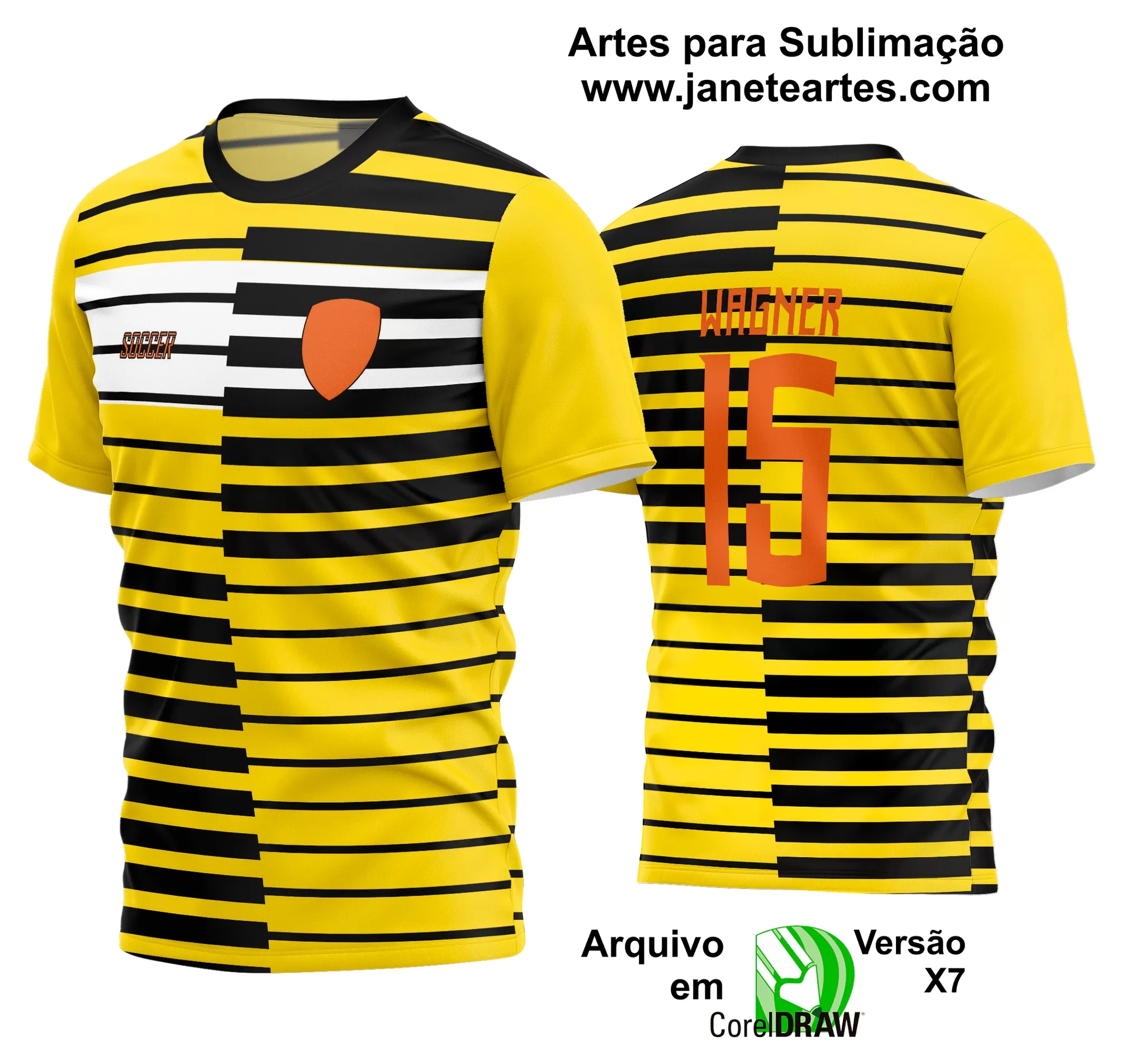 Arte Vetor Estampa Camisa Time Amador Futebol 2024