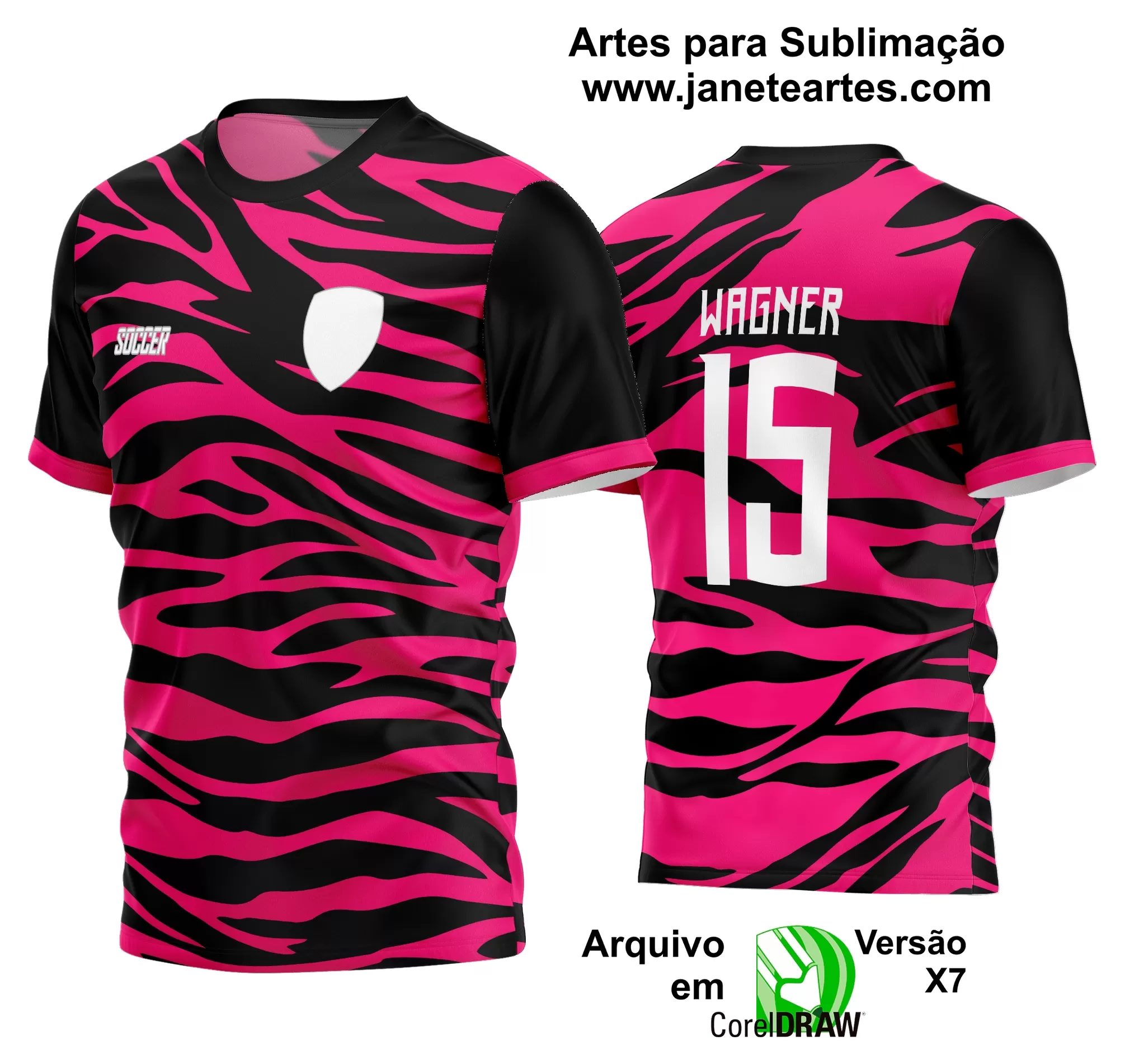 Arte Vetor Estampa Camisa Time Amador Futebol 2024