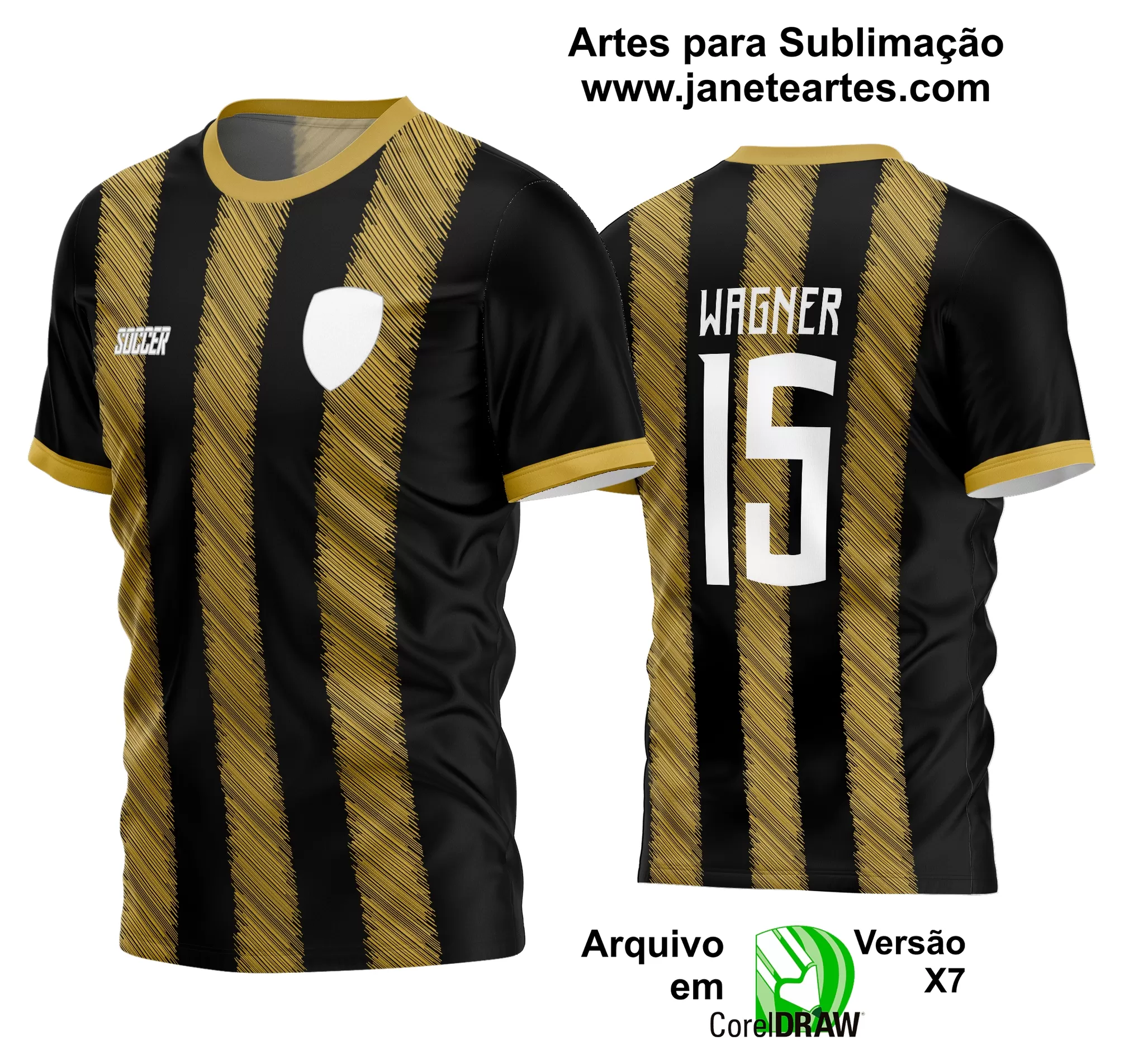 Arte Vetor Estampa Camisa Time Amador Futebol 2024