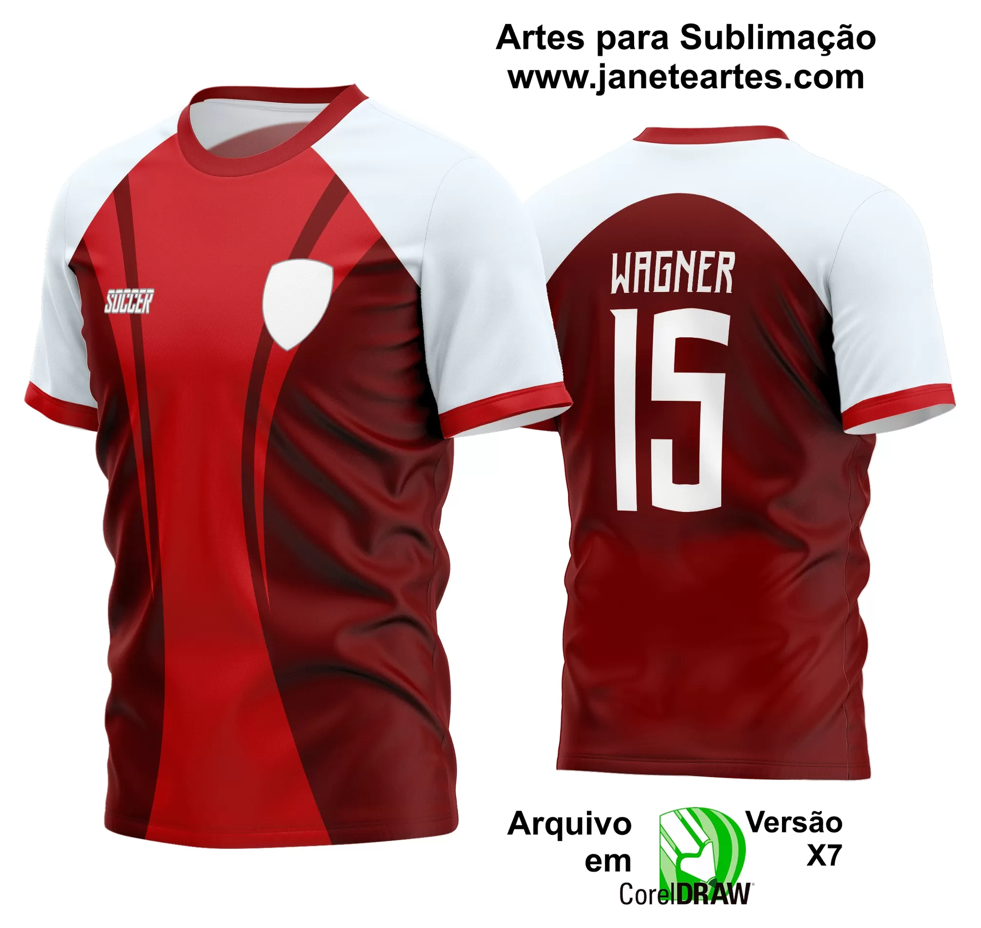 Arte Vetor Estampa Camisa Time Amador Futebol 2024