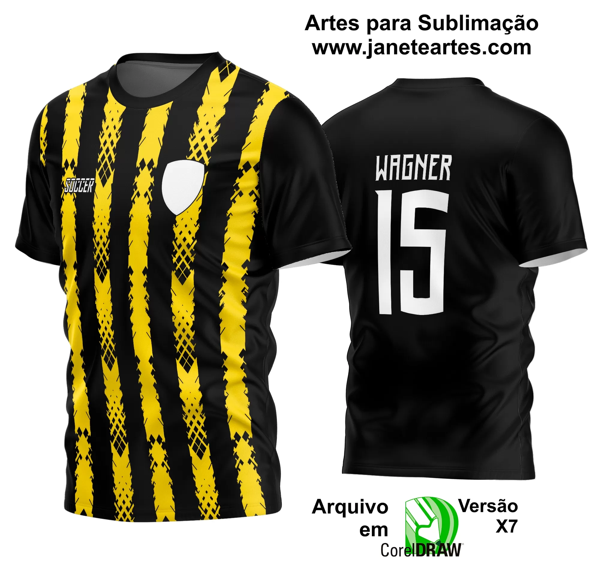 Arte Vetor Estampa Camisa Time Amador Futebol 2024