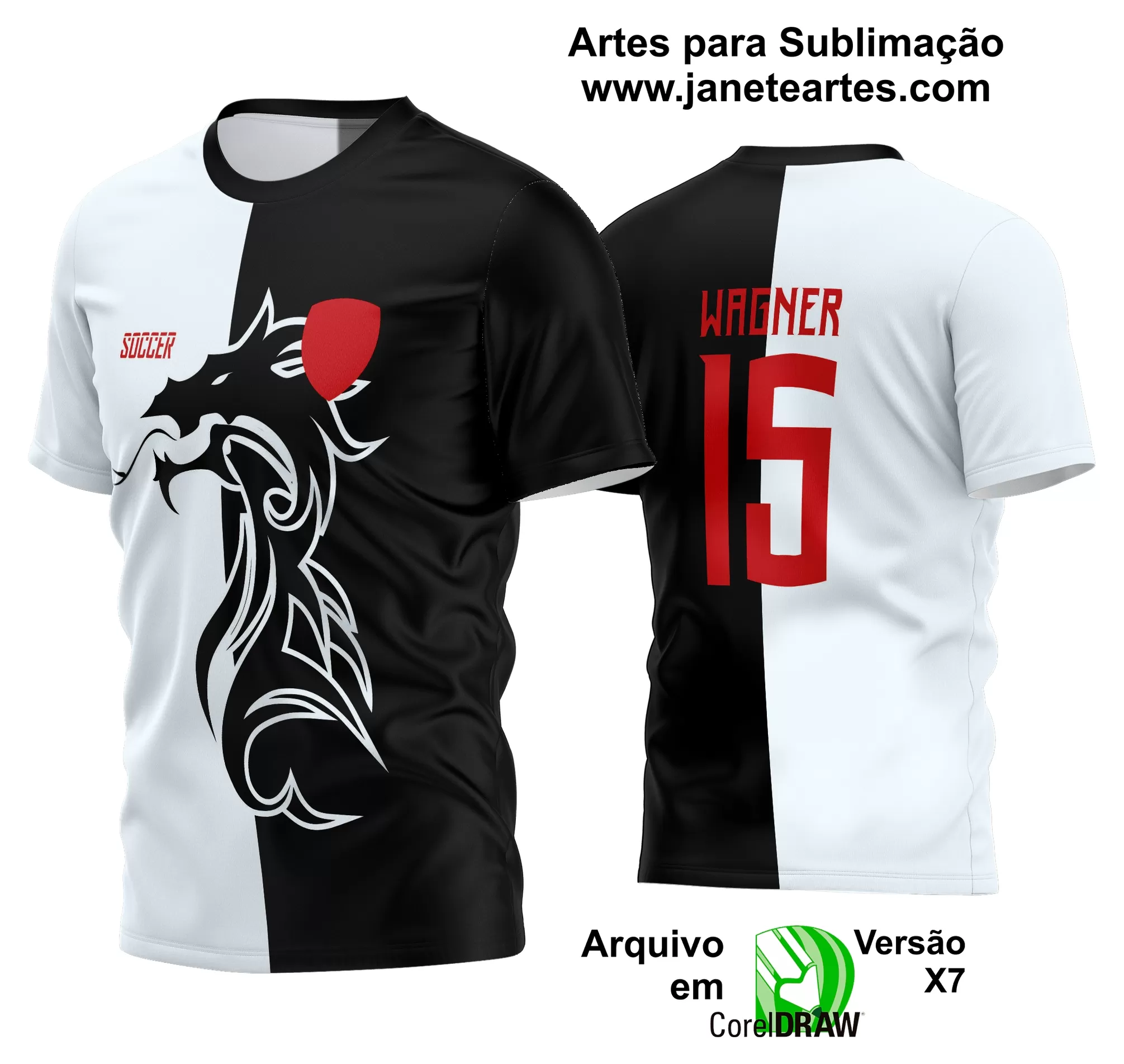 Arte Vetor Estampa Camisa Time Amador Futebol 2024