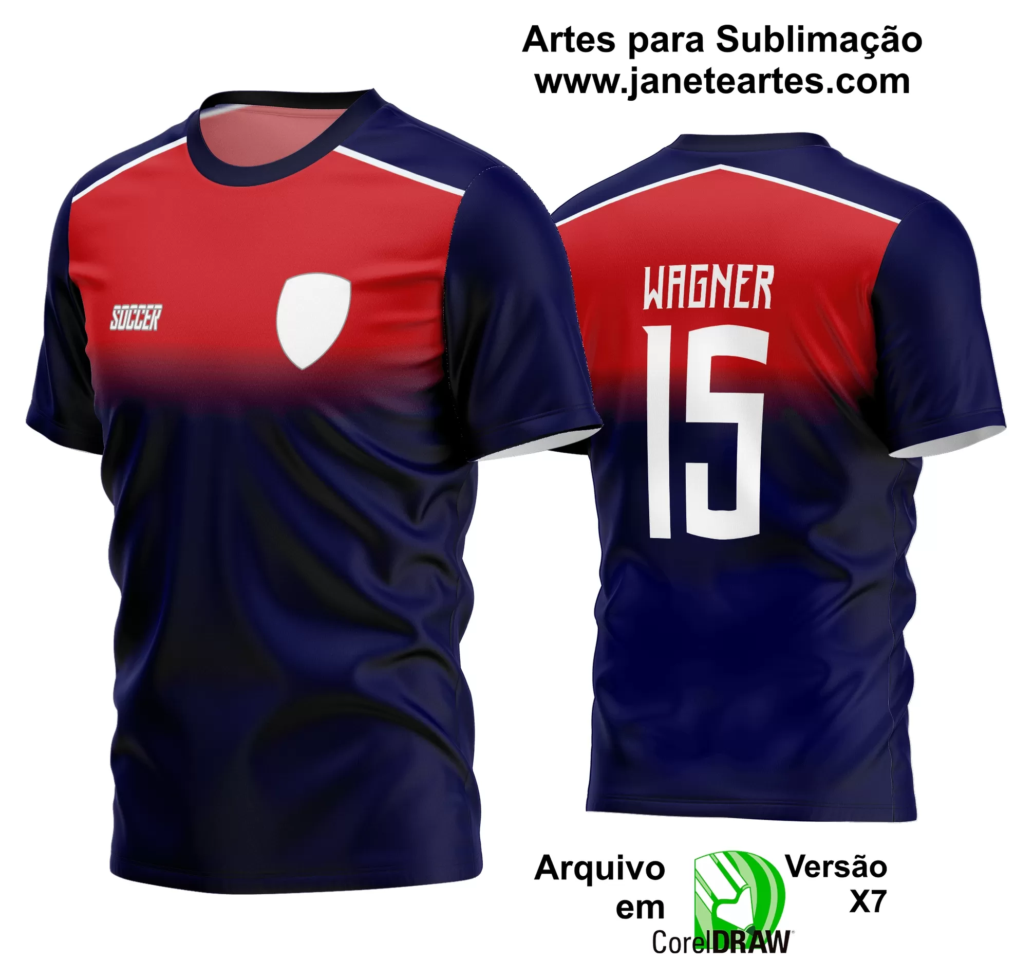 Arte Vetor Estampa Camisa Time Amador Futebol 2024