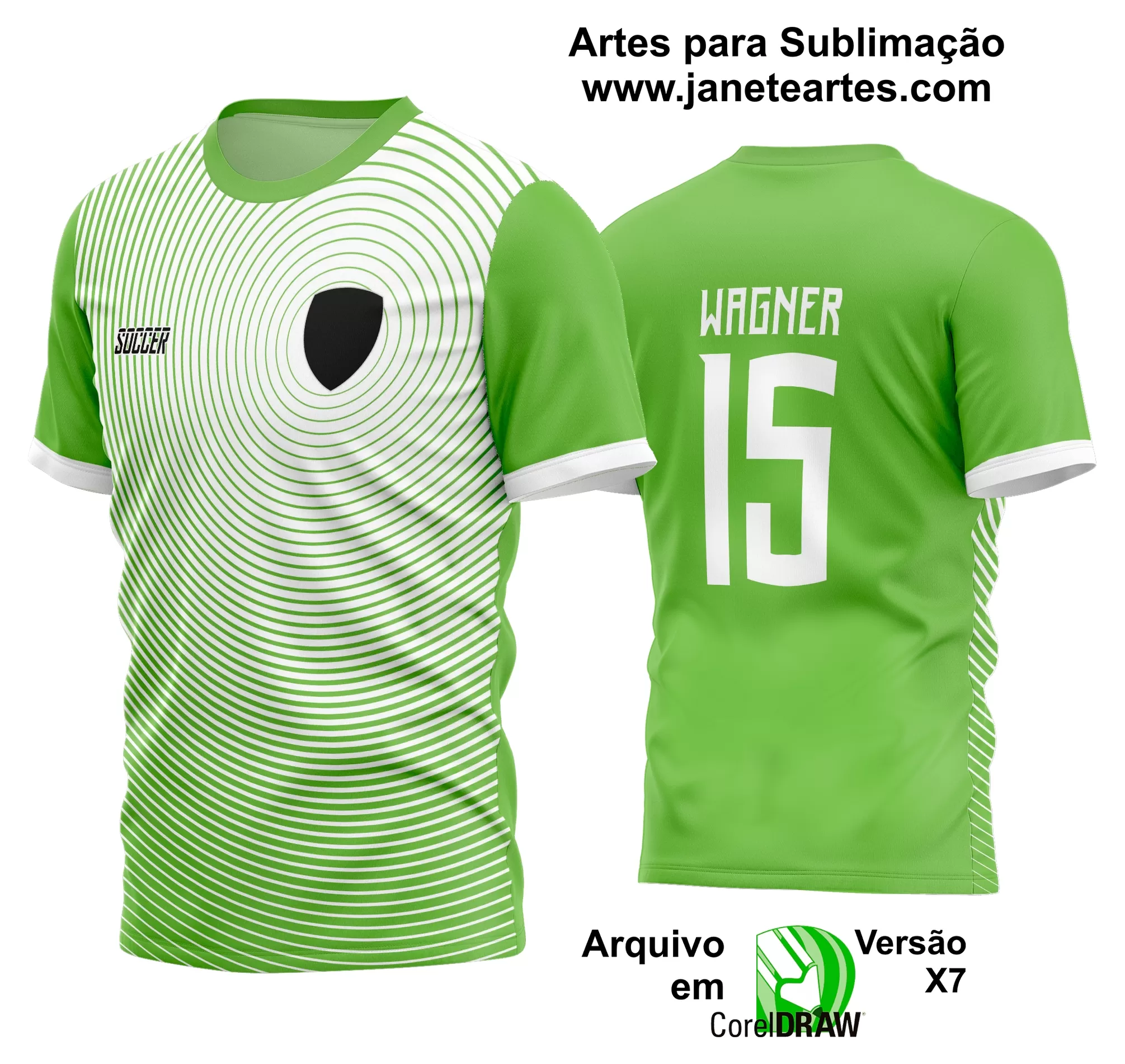 Arte Vetor Estampa Camisa Time Amador Futebol 2024