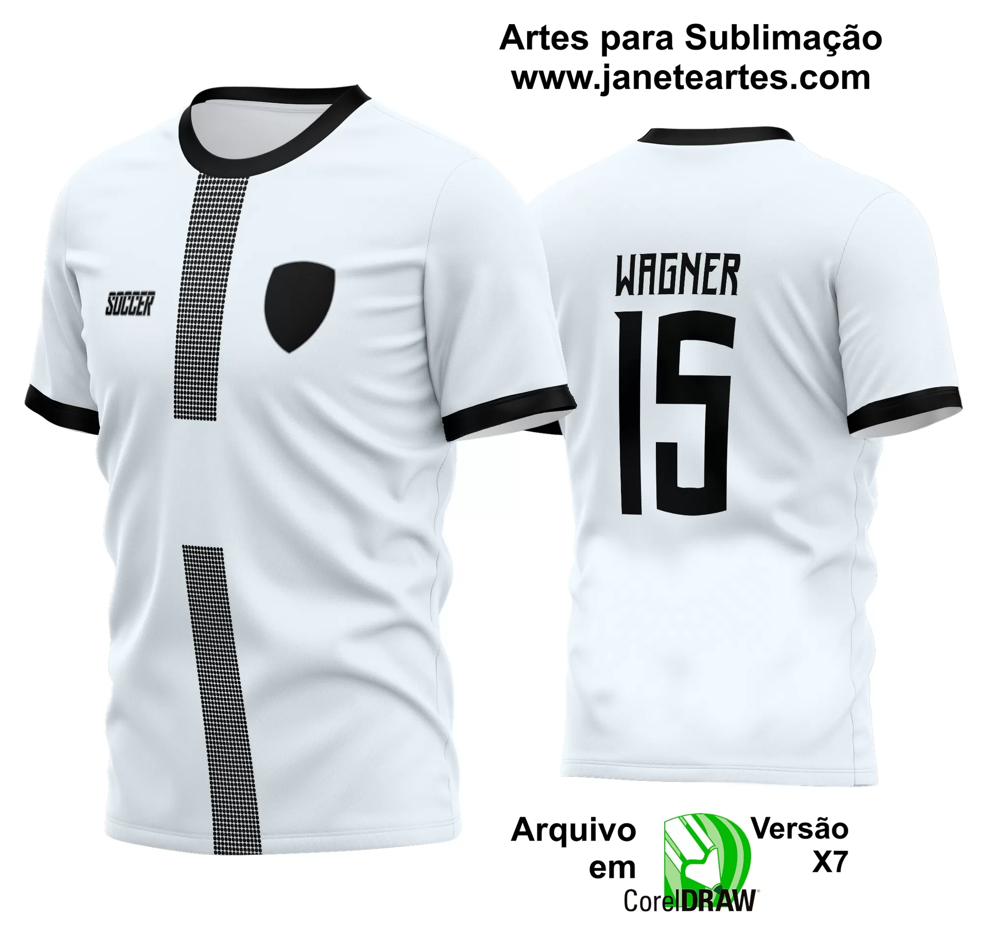 Arte Vetor Estampa Camisa Time Amador Futebol 2024