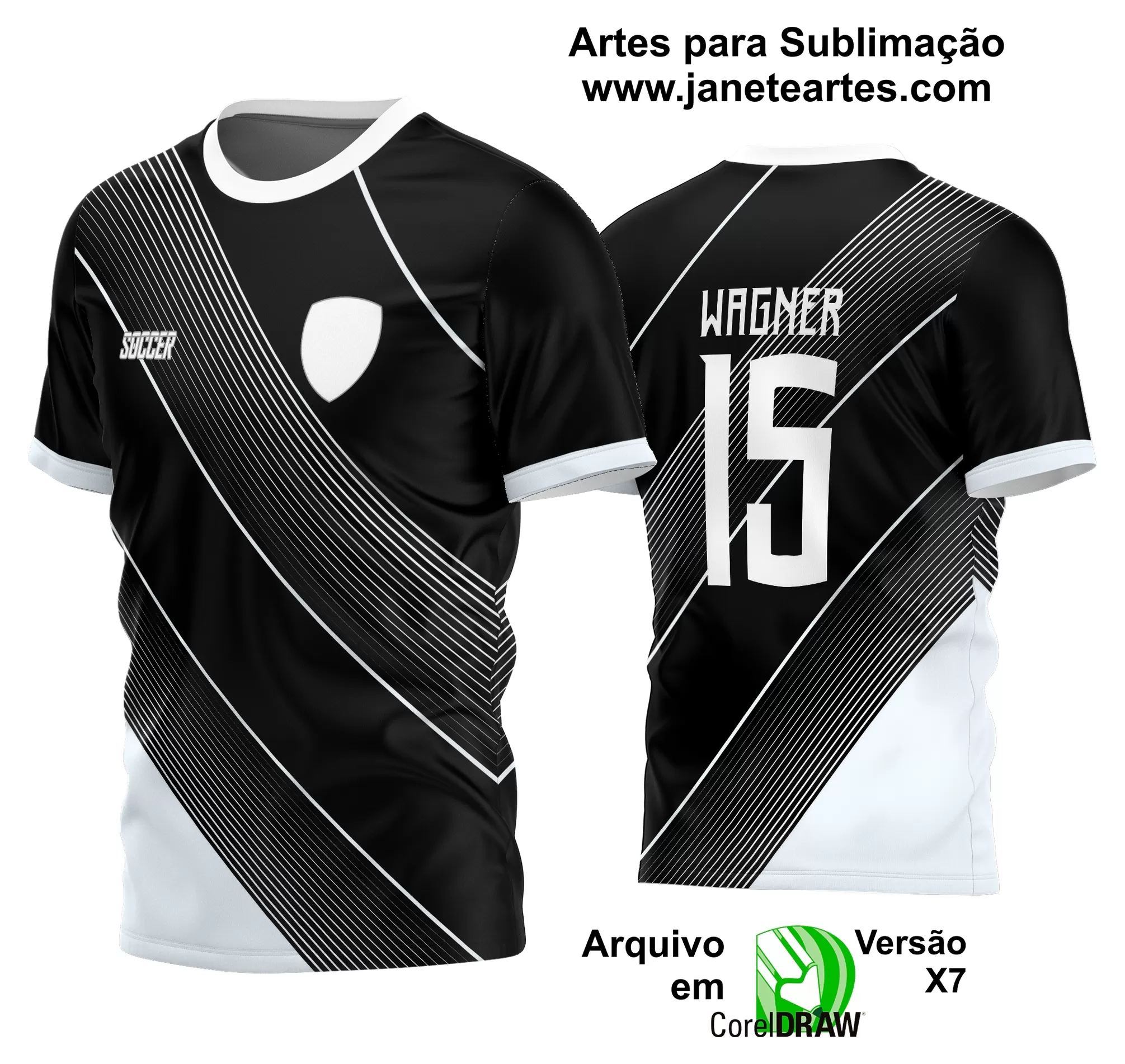 Arte Vetor Estampa Camisa Time Amador Futebol 2024