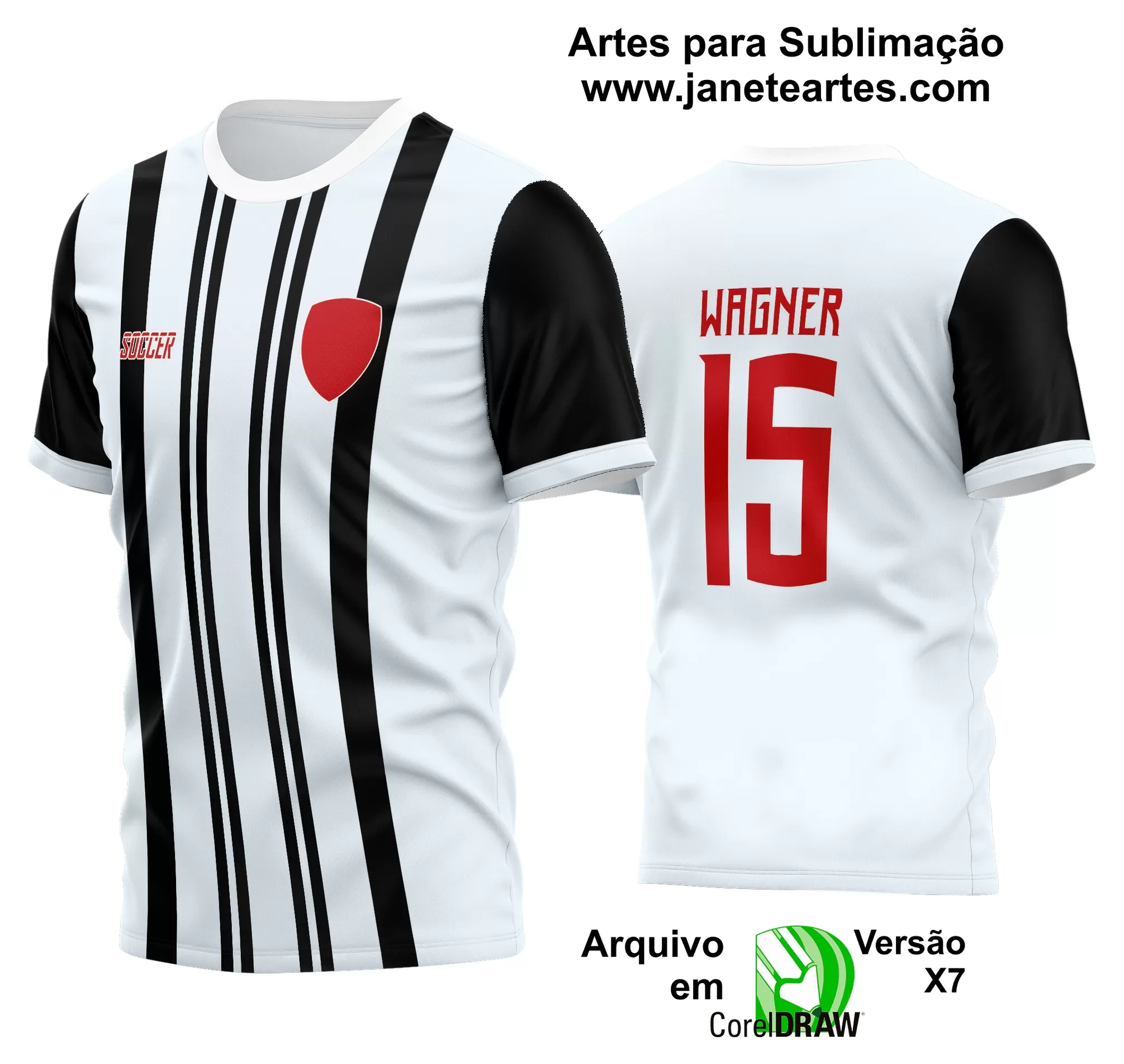 Arte Vetor Estampa Camisa Time Amador Futebol 2024