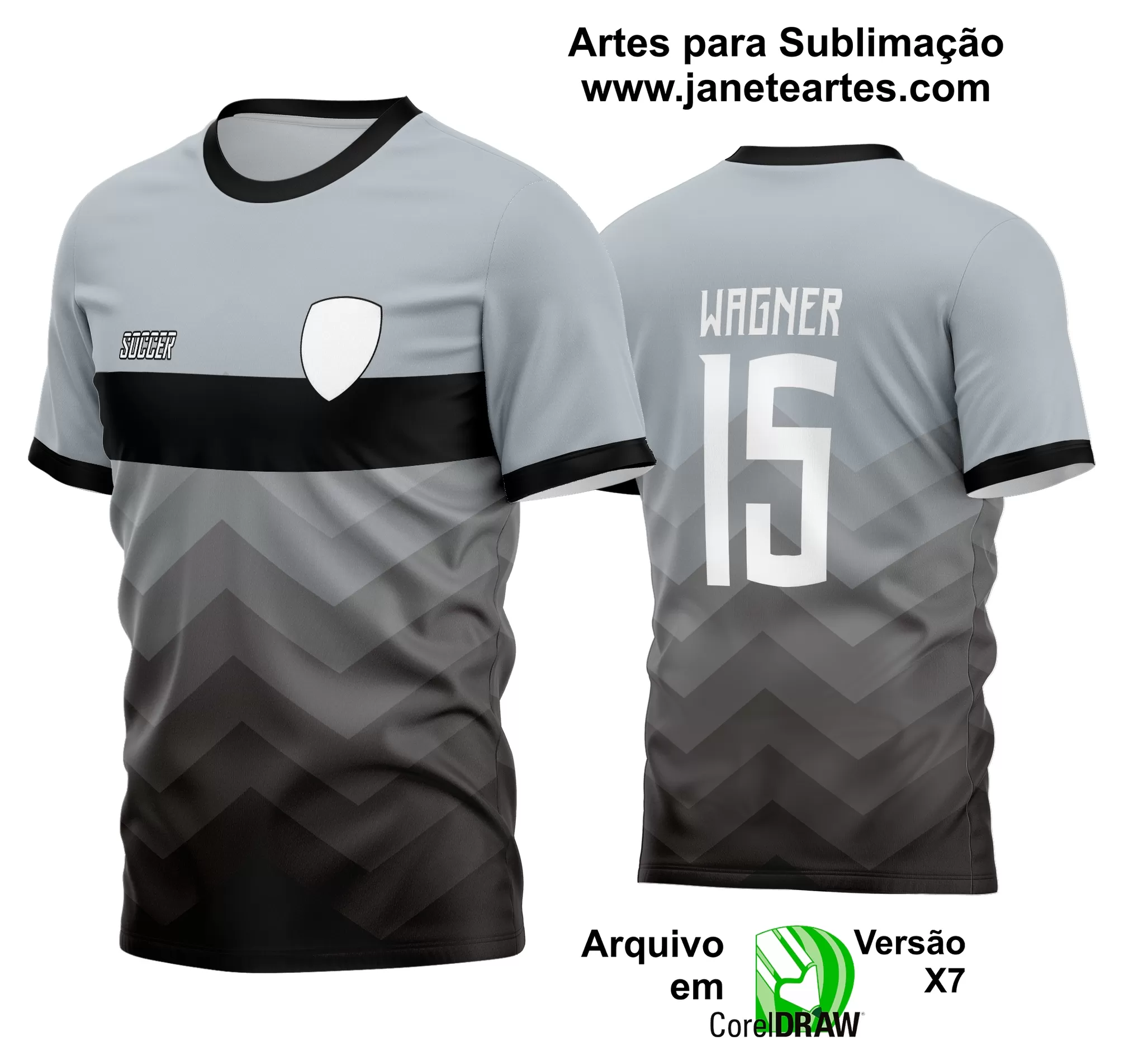 Arte Vetor Estampa Camisa Time Amador Futebol 2024