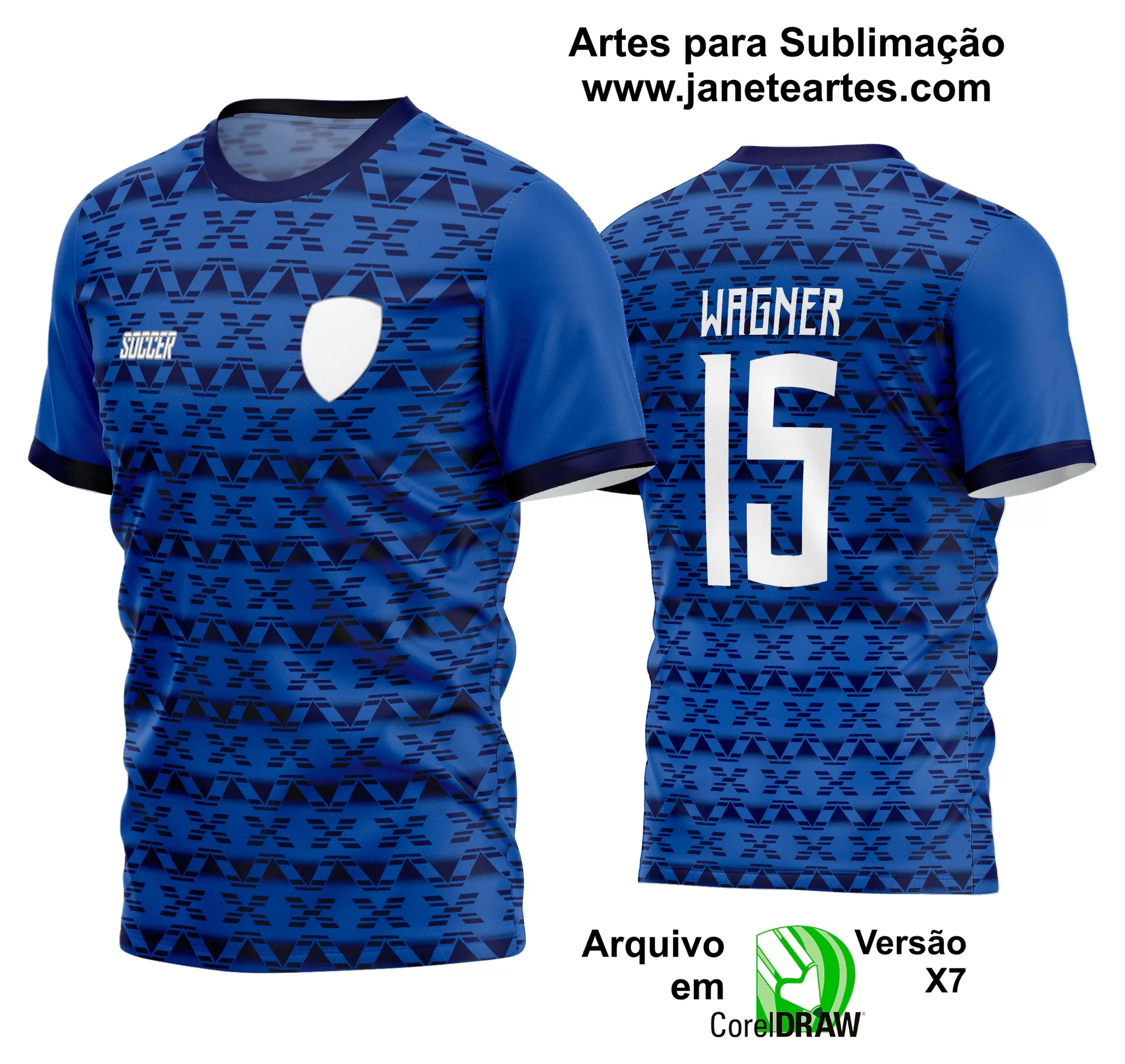 Arte Vetor Estampa Camisa Time Amador Futebol 2024