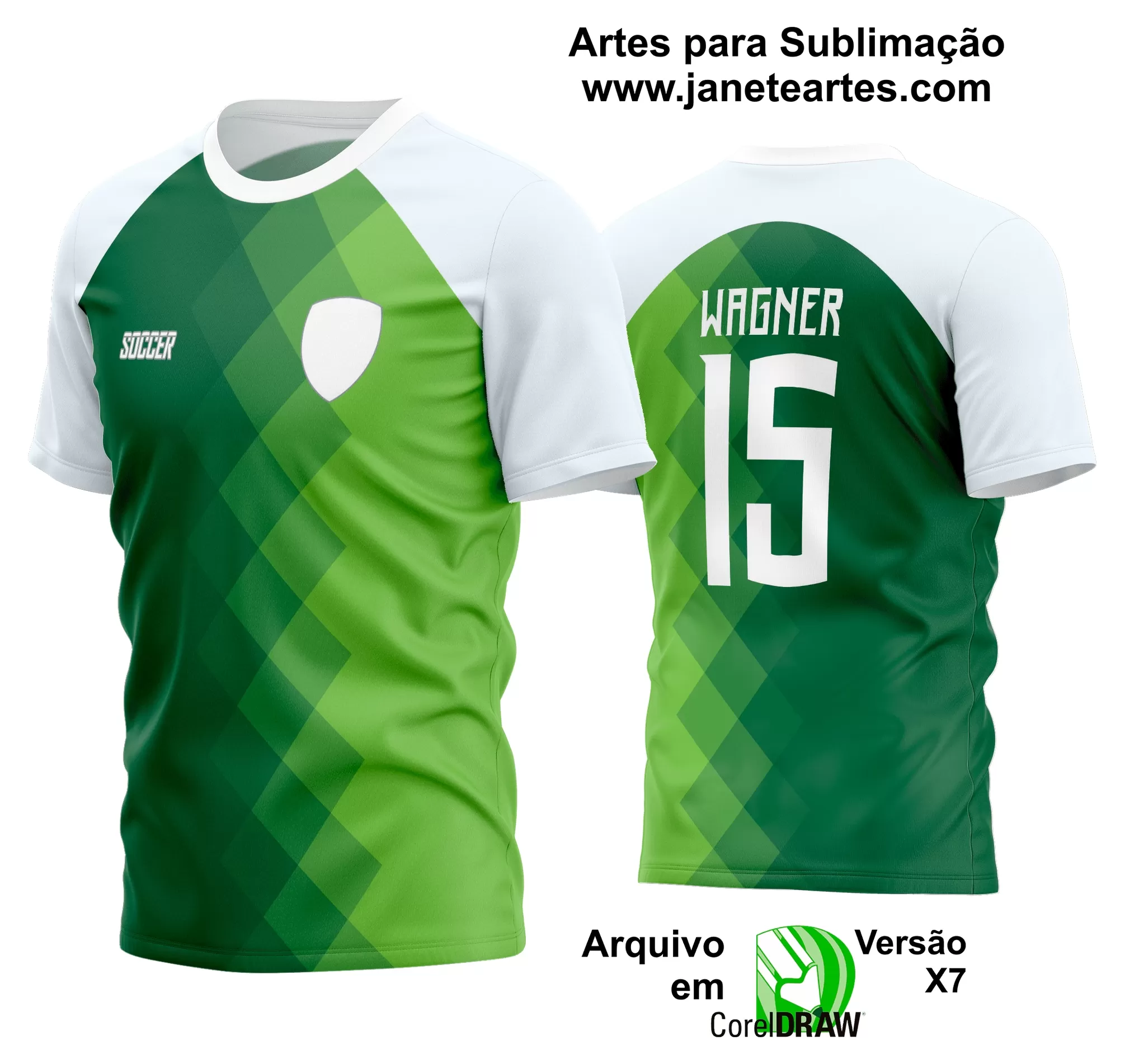 Arte Vetor Estampa Camisa Time Amador Futebol 2024