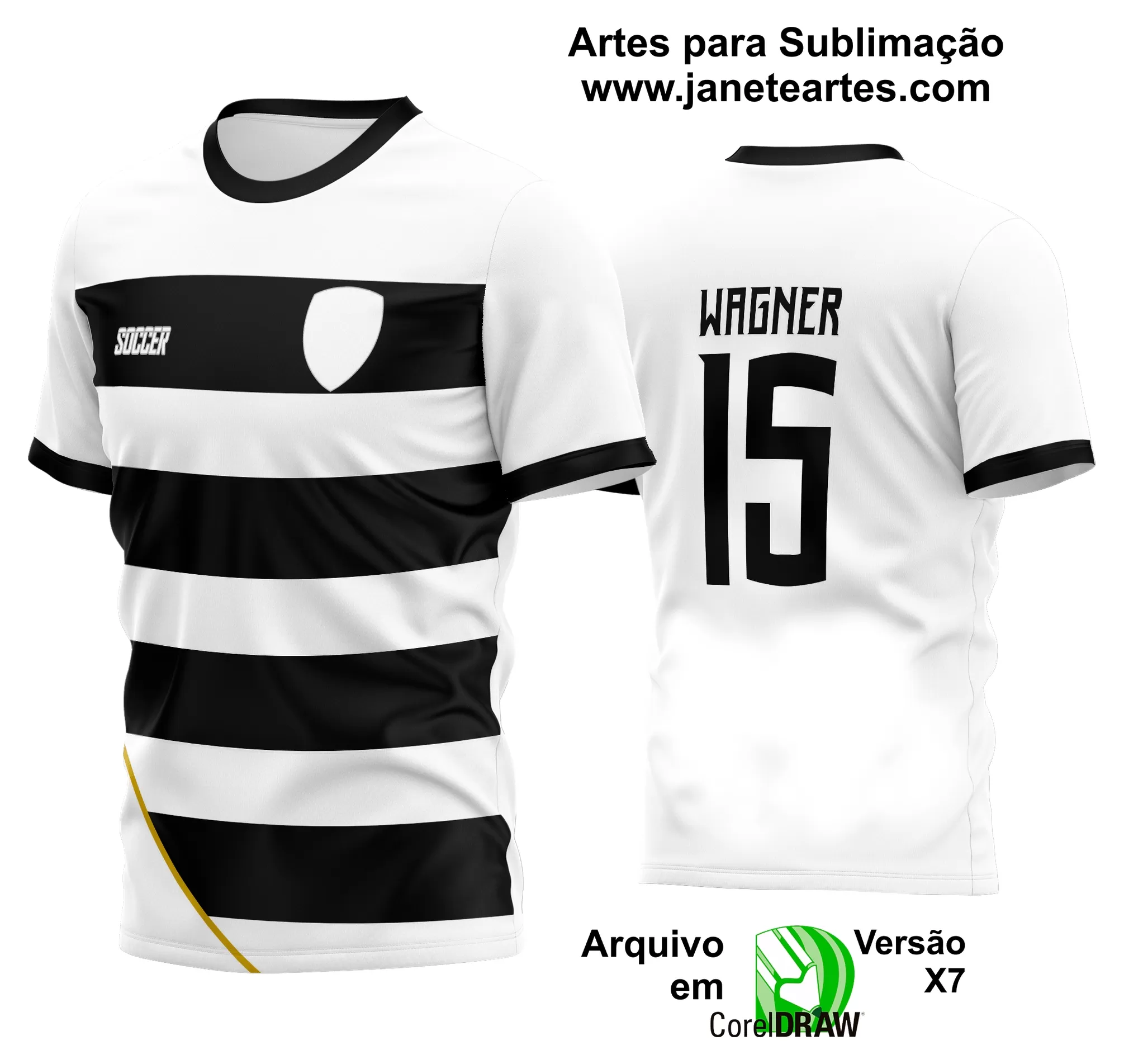 Arte Vetor Estampa Camisa Time Amador Futebol 2024