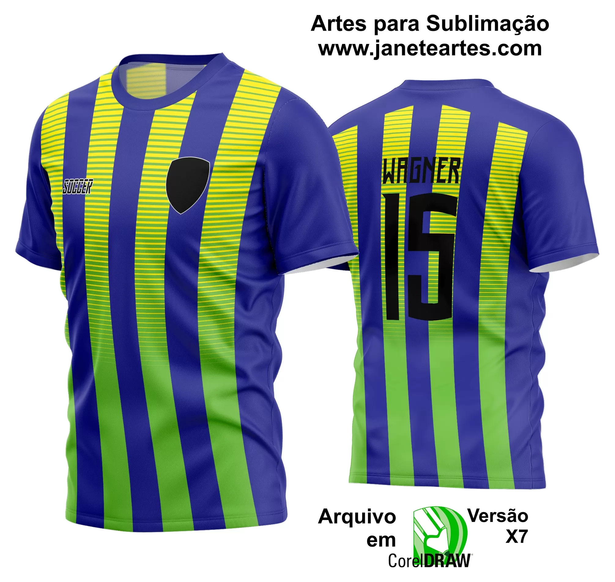 Arte Vetor Estampa Camisa Time Amador Futebol 2024