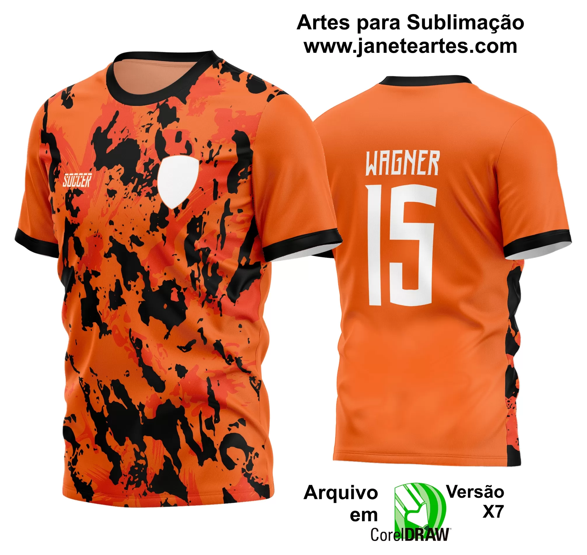 Arte Vetor Estampa Camisa Time Amador Futebol 2024