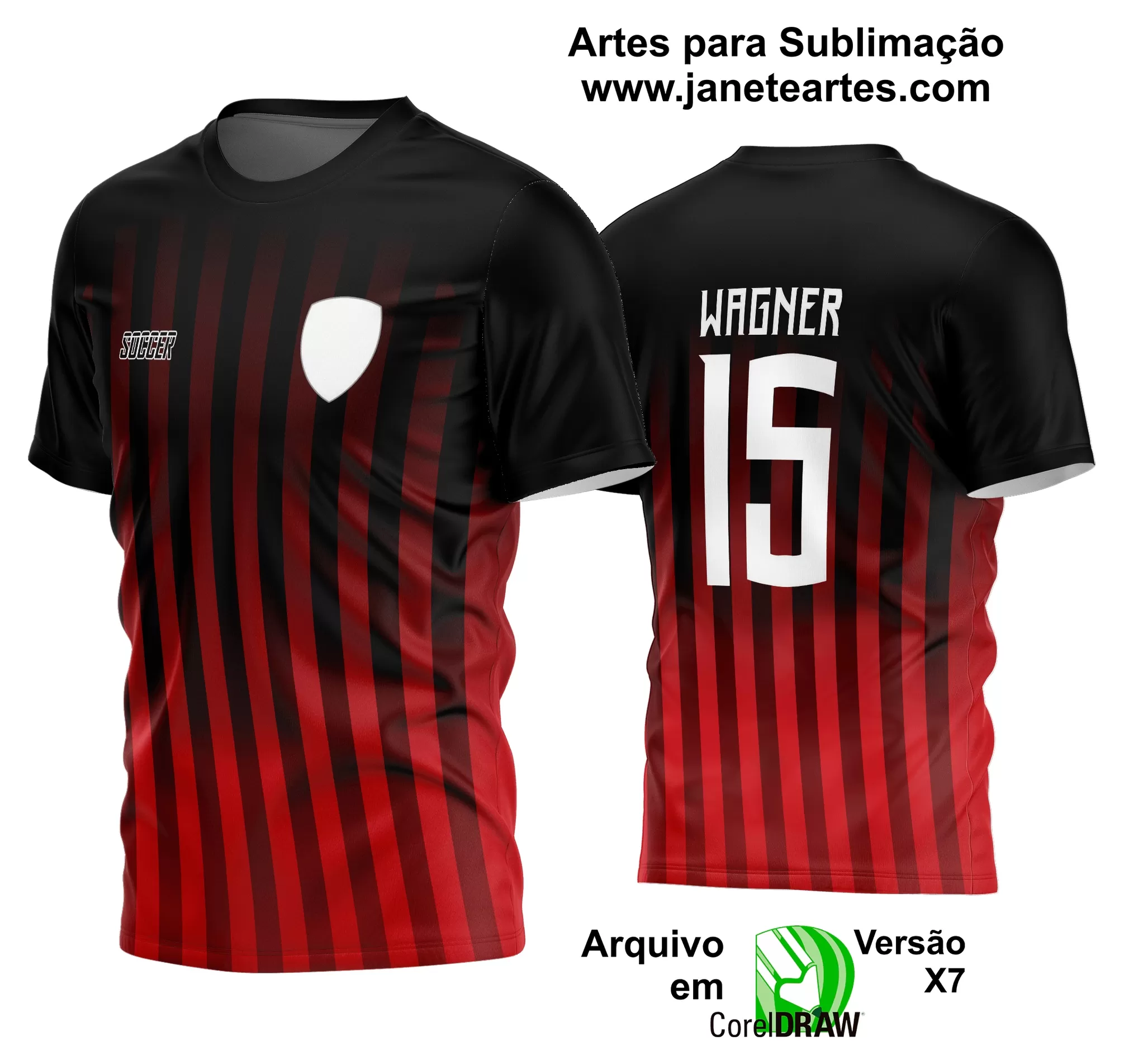 Arte Vetor Estampa Camisa Time Amador Futebol 2024