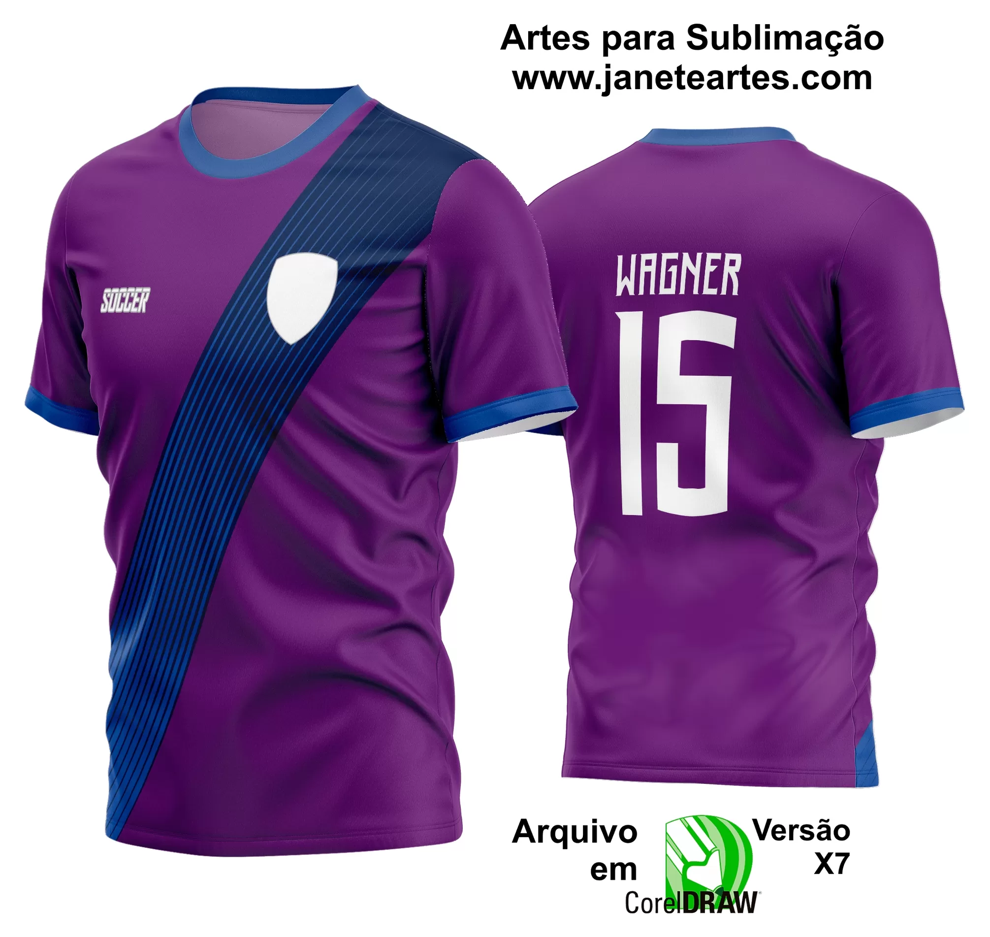 Arte Vetor Estampa Camisa Time Amador Futebol 2024