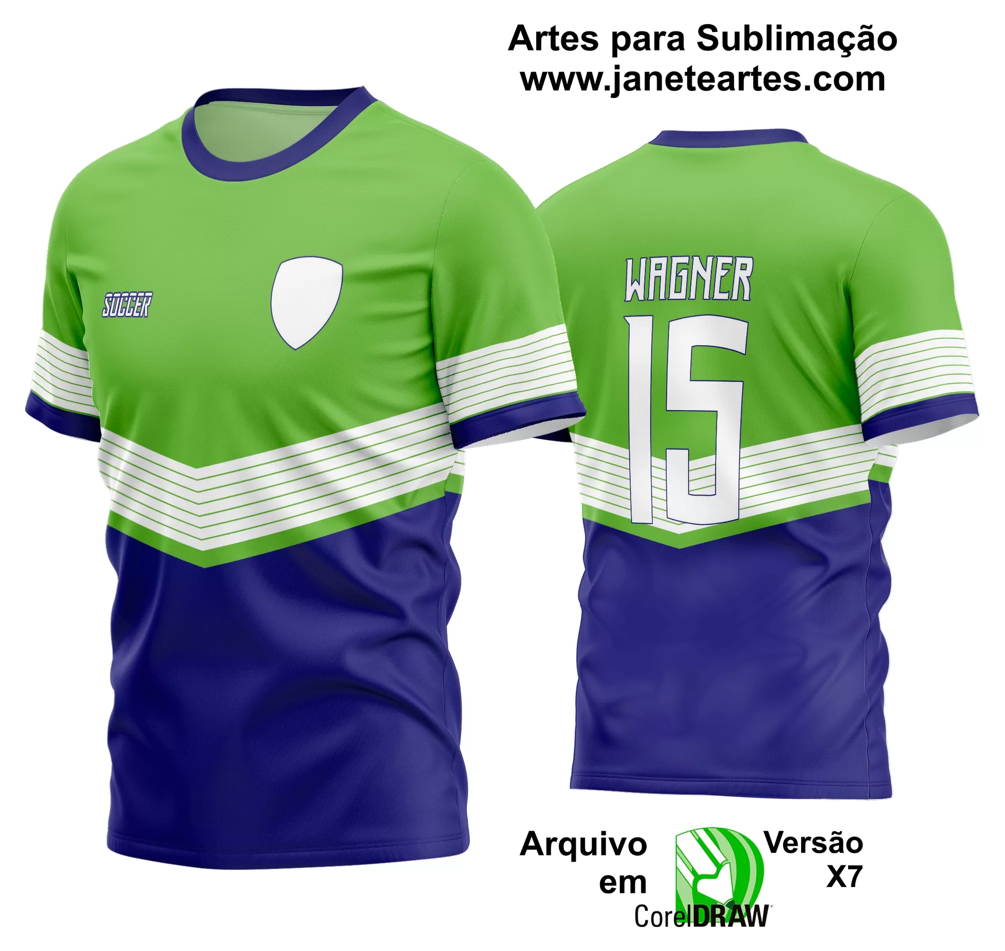 Arte Vetor Estampa Camisa Time Amador Futebol 2024