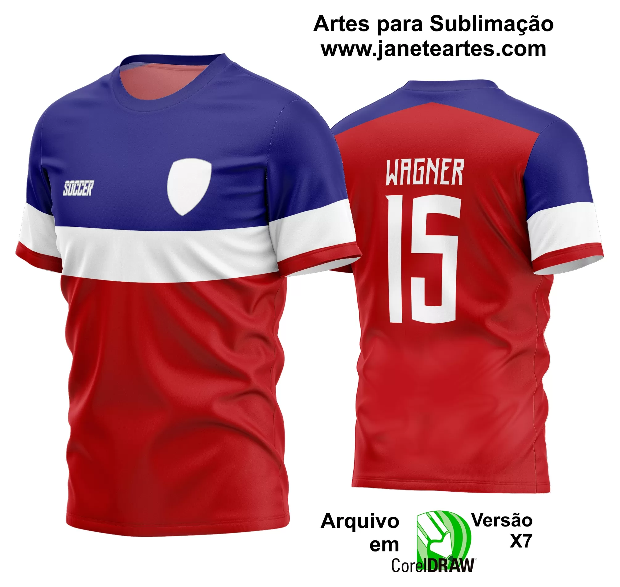 Arte Vetor Estampa Camisa Time Amador Futebol 2024