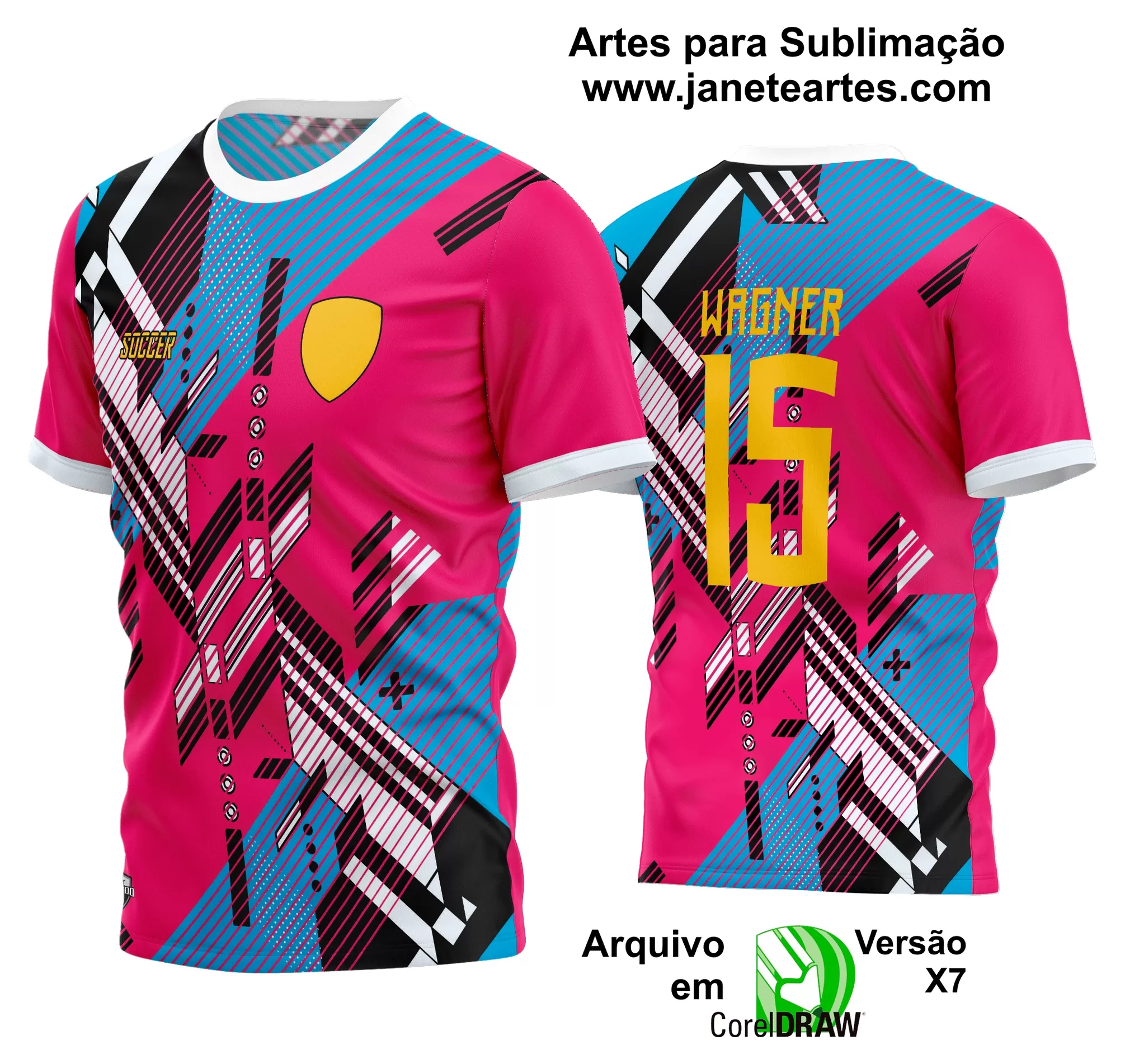 Arte Vetor Estampa Camisa Time Amador Futebol 2024