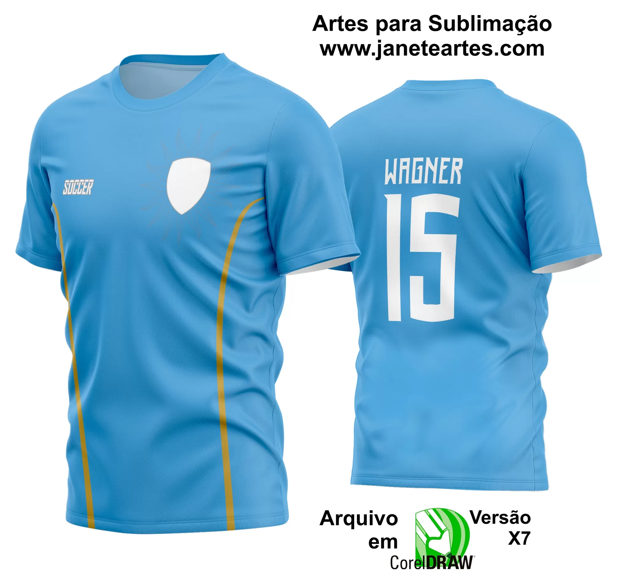 Arte Vetor Estampa Camisa Time Amador Futebol 2024