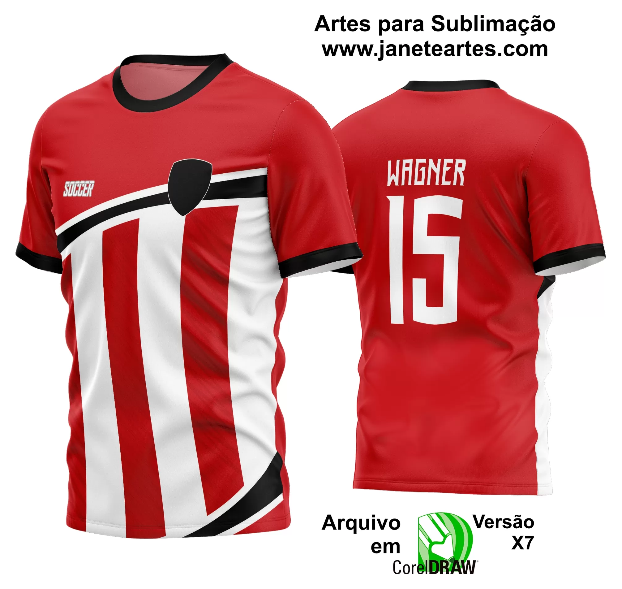 Arte Vetor Estampa Camisa Time Amador Futebol 2024