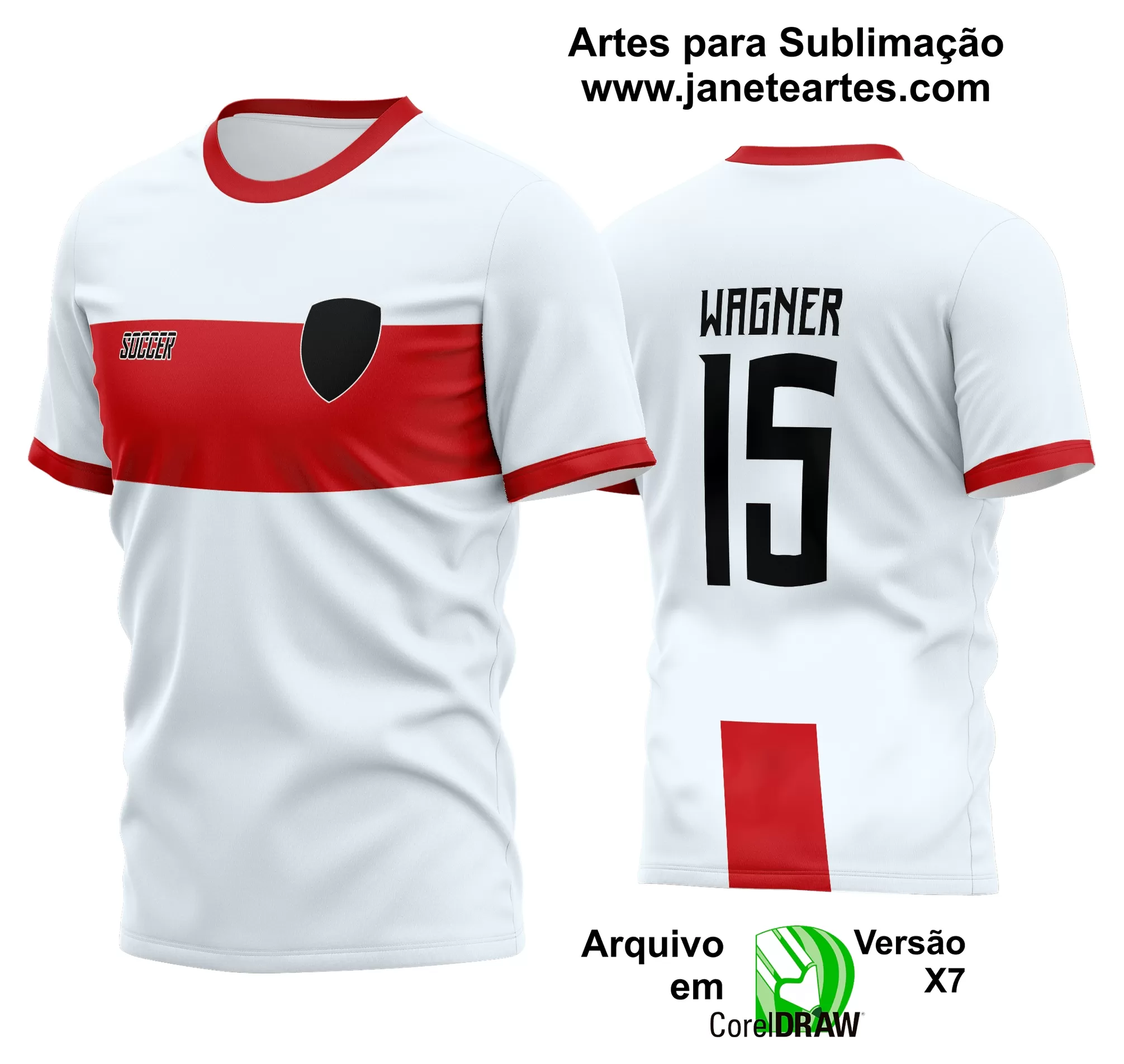 Arte Vetor Estampa Camisa Time Amador Futebol 2024