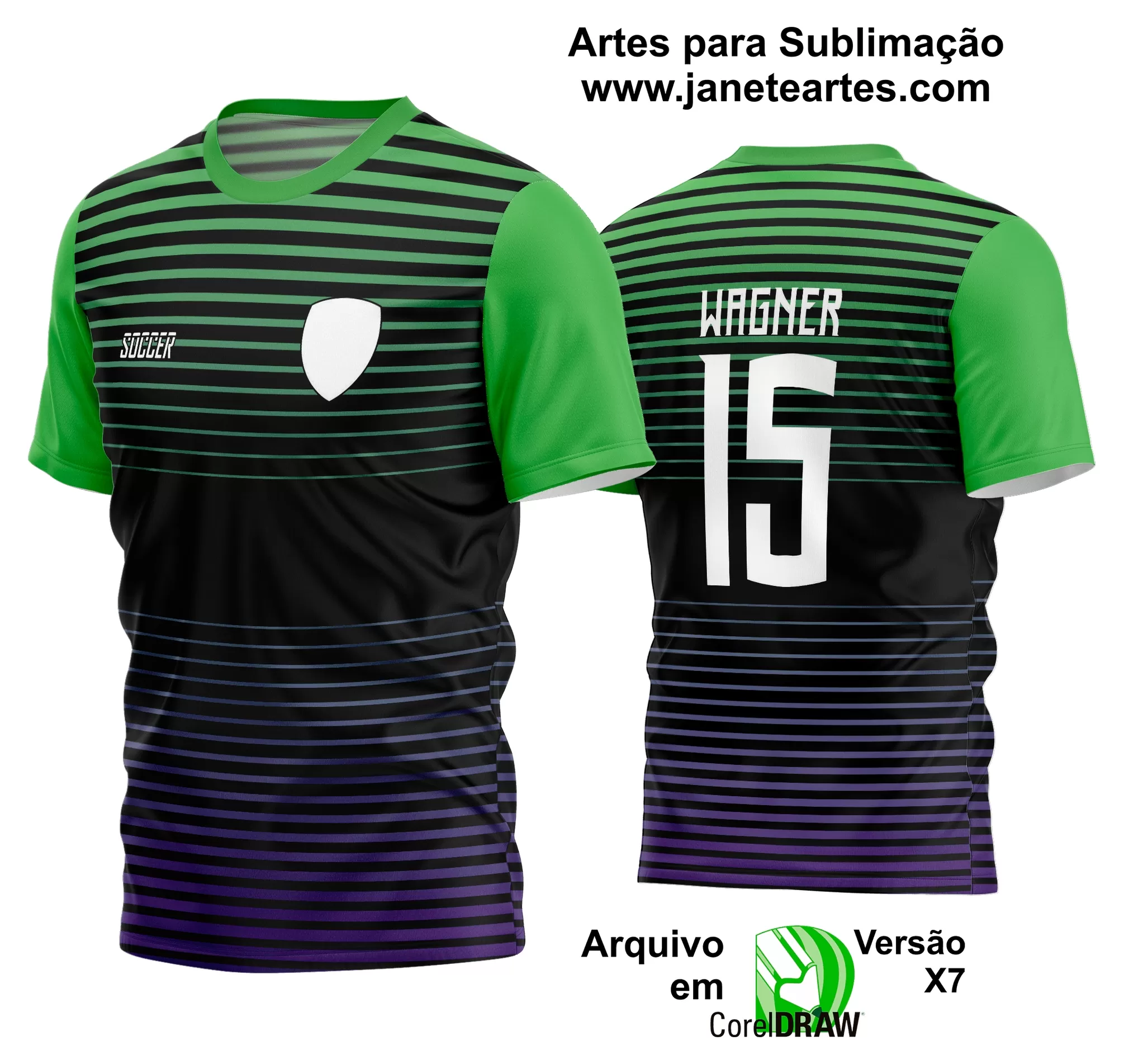 Arte Vetor Estampa Camisa Time Amador Futebol 2024