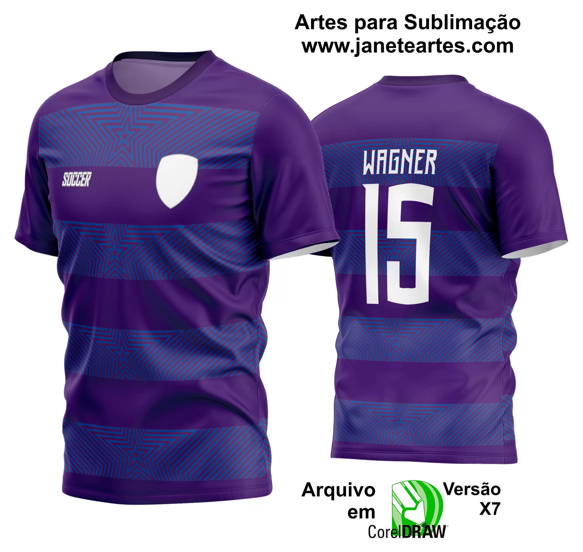 Arte Vetor Estampa Camisa Time Amador Futebol 2024