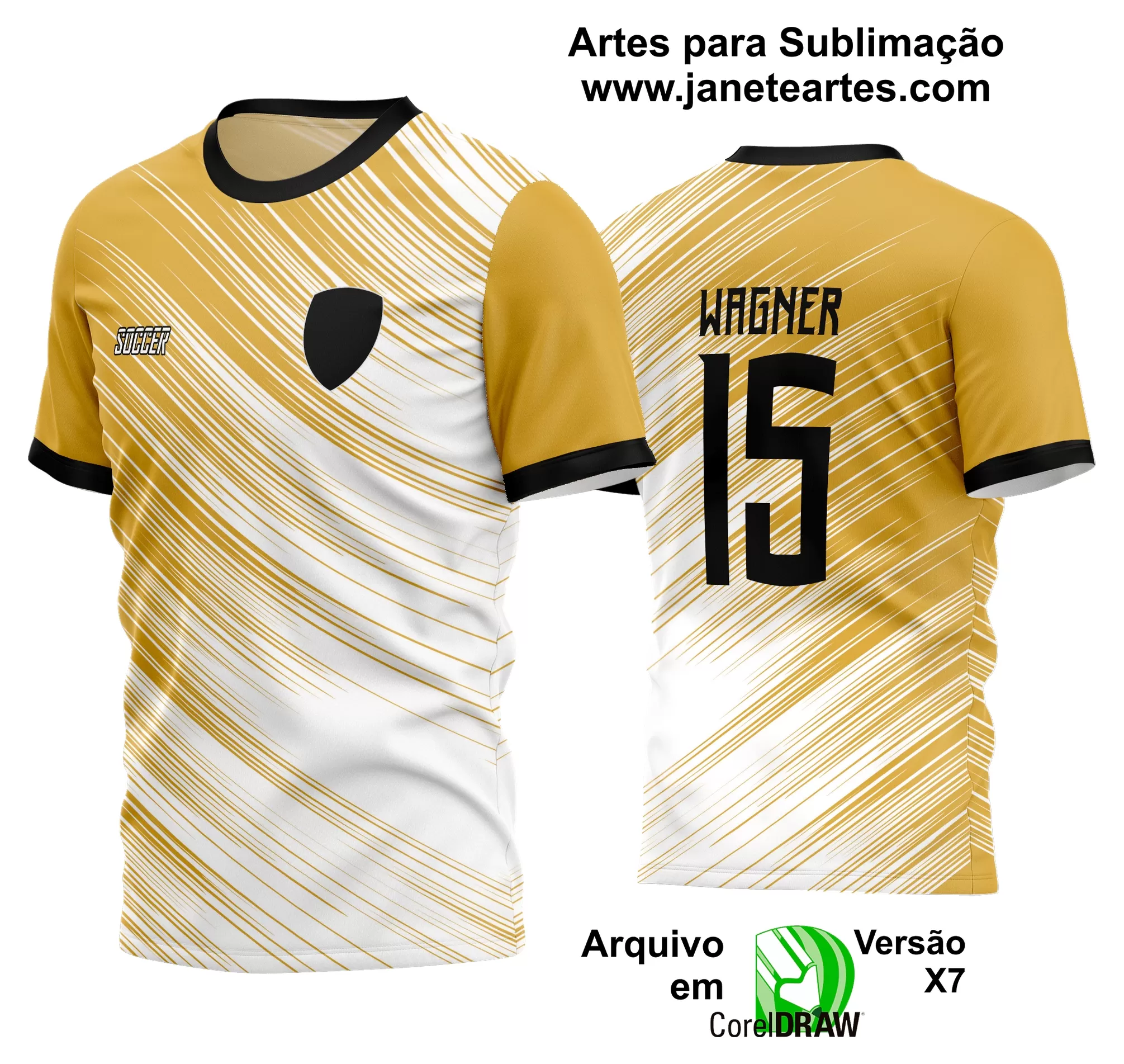 Arte Vetor Estampa Camisa Time Amador Futebol 2024