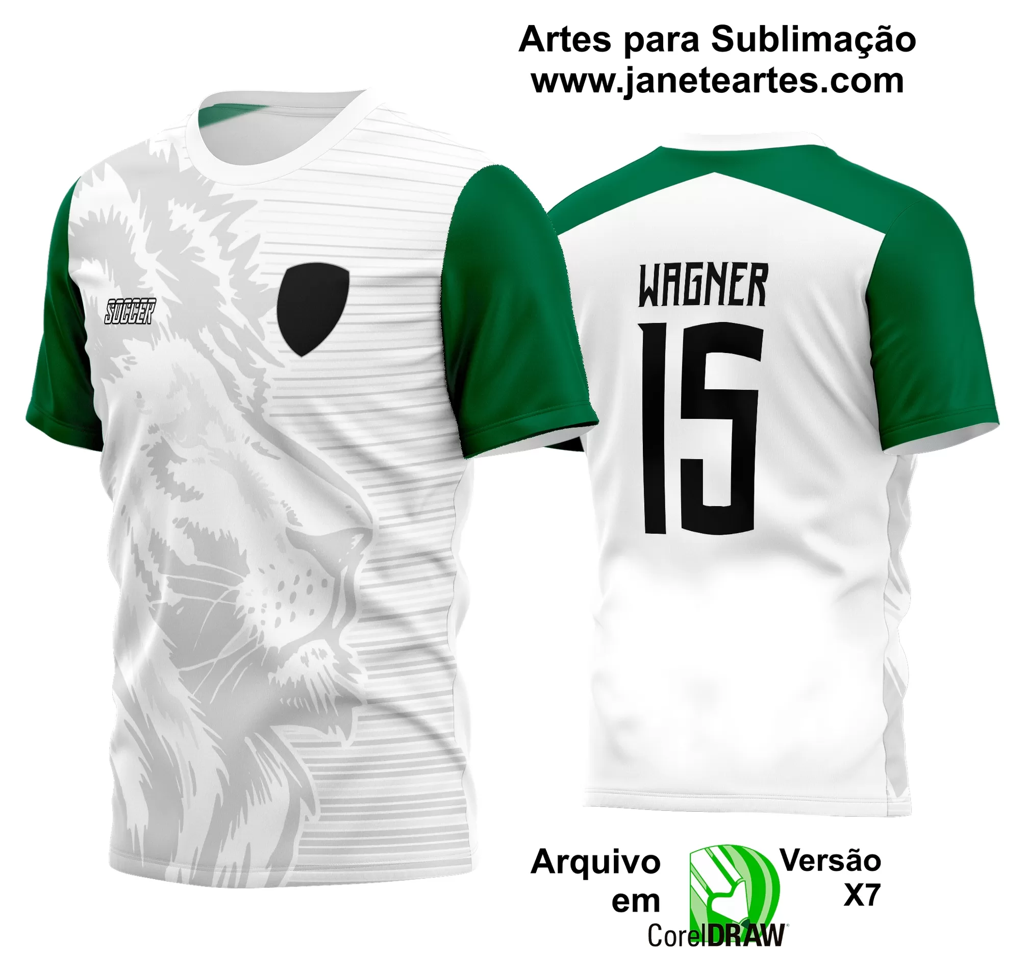 Arte Vetor Estampa Camisa Time Amador Futebol 2024